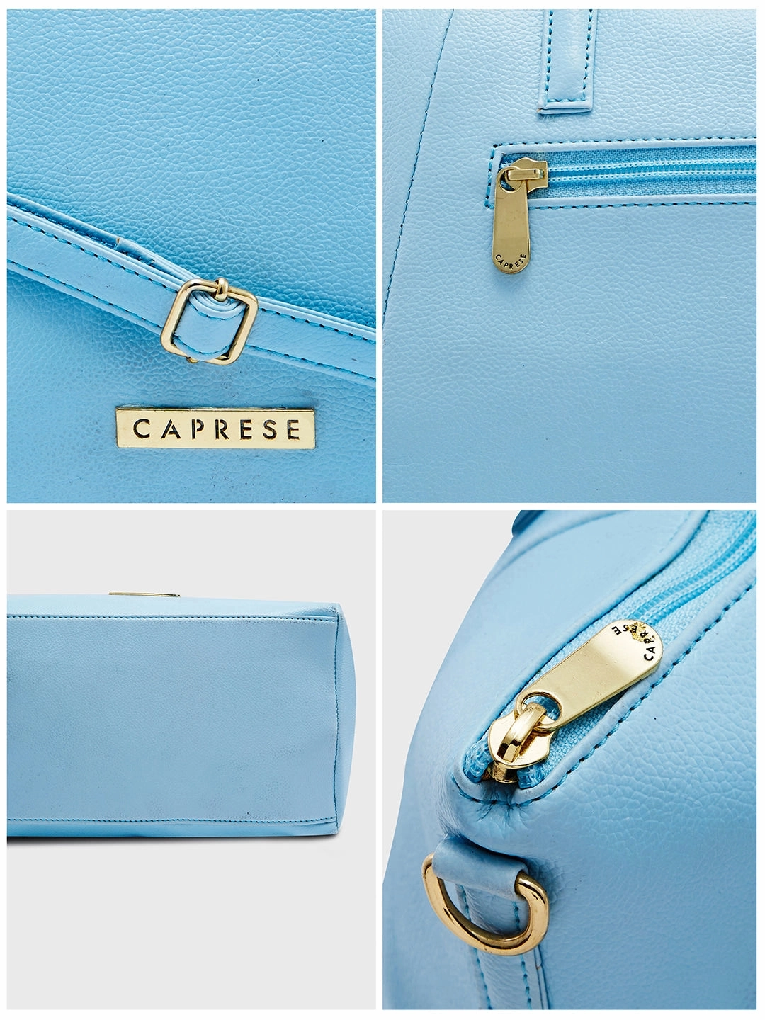Caprese Opium Medium Blue Satchel Bag