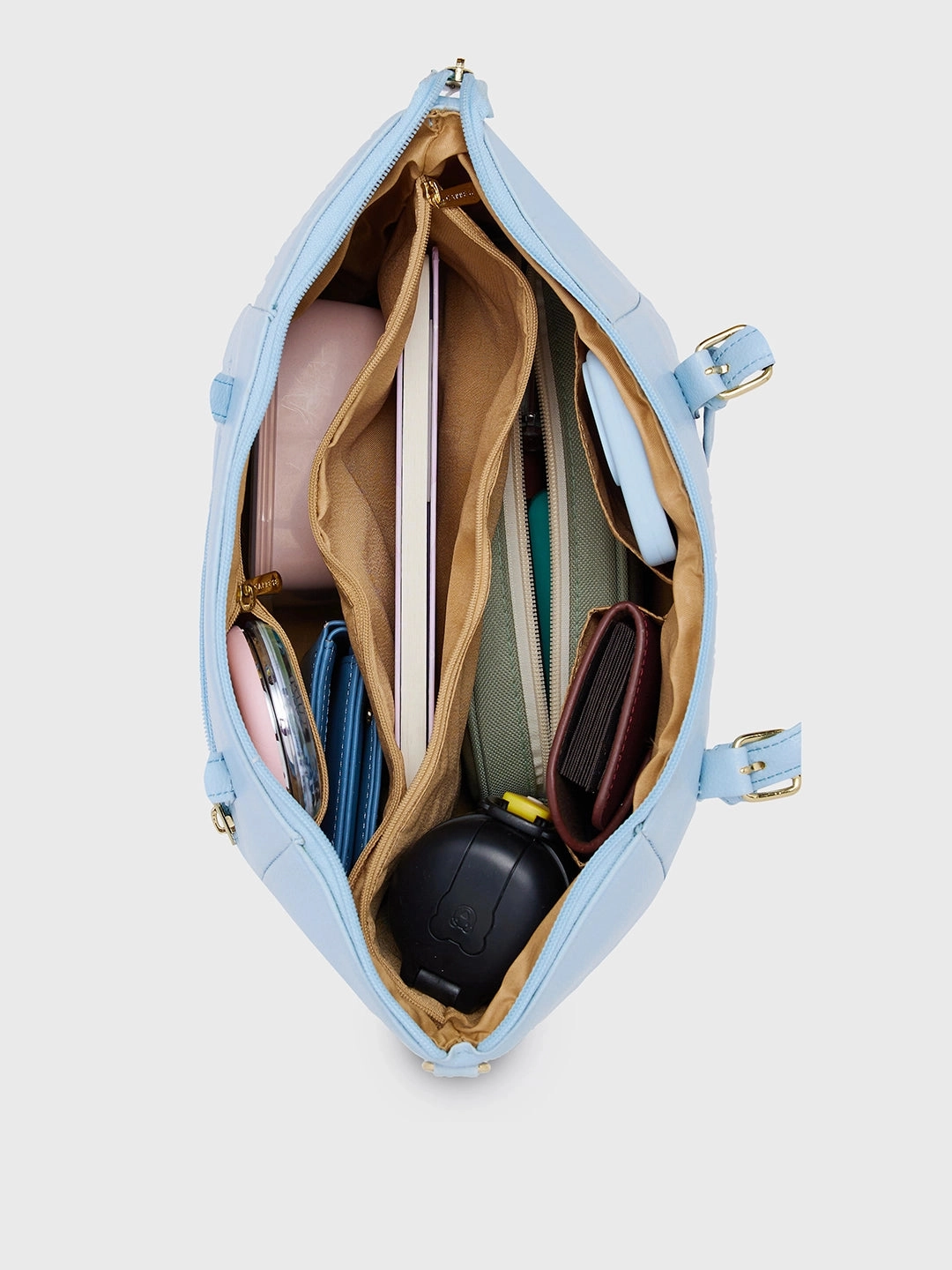 Caprese Opium Medium Blue Satchel Bag