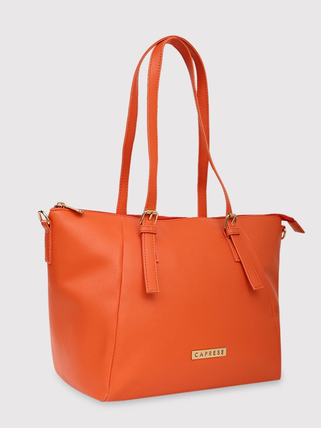 Caprese Opium Medium Coral Satchel Bag
