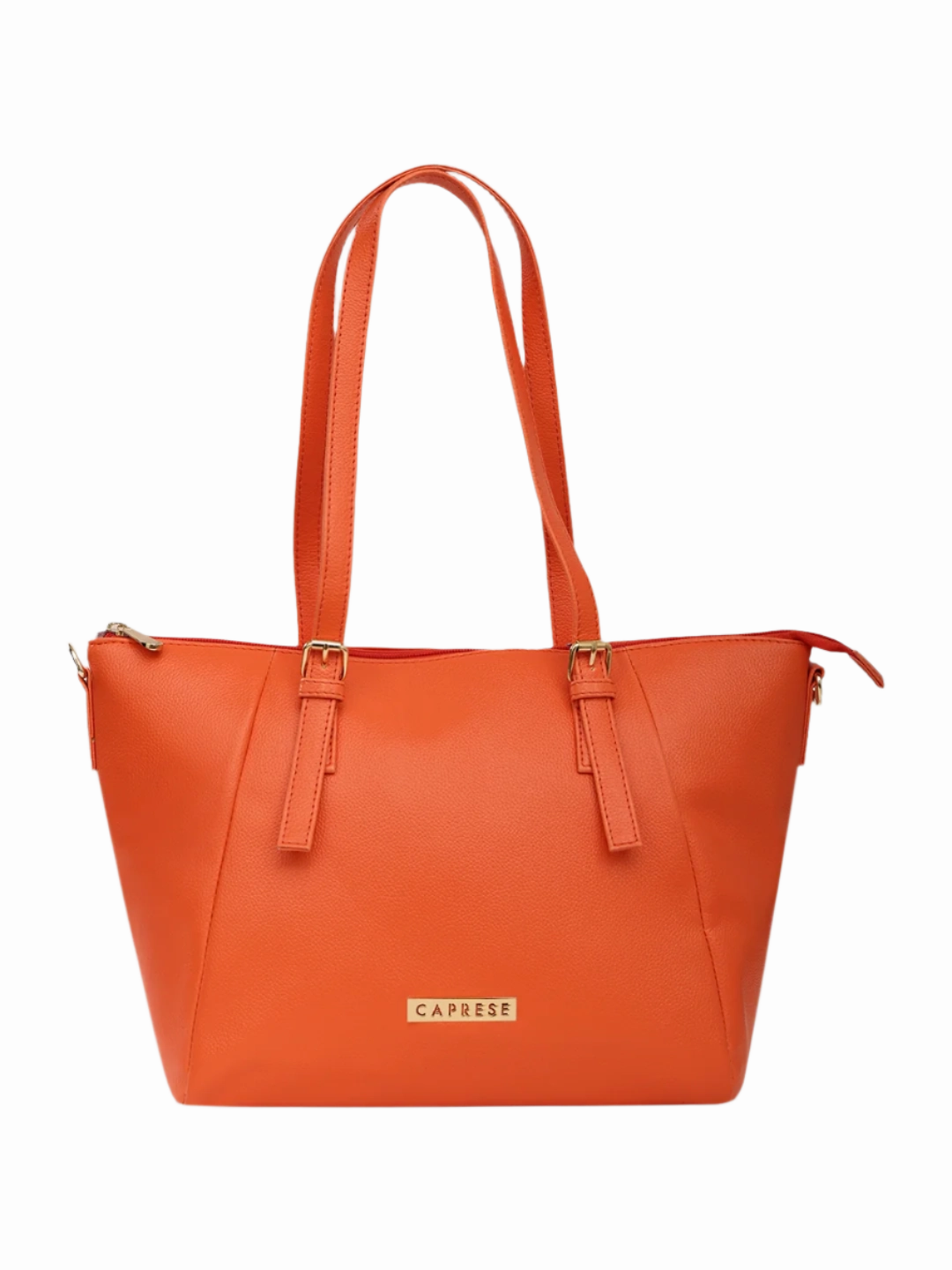 Caprese Opium Medium Coral Satchel Bag