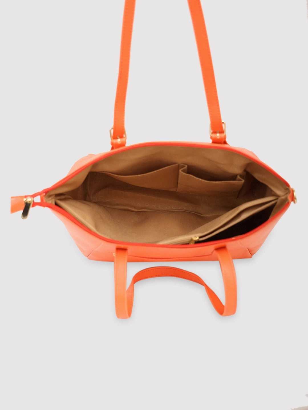 Caprese Opium Medium Coral Satchel Bag