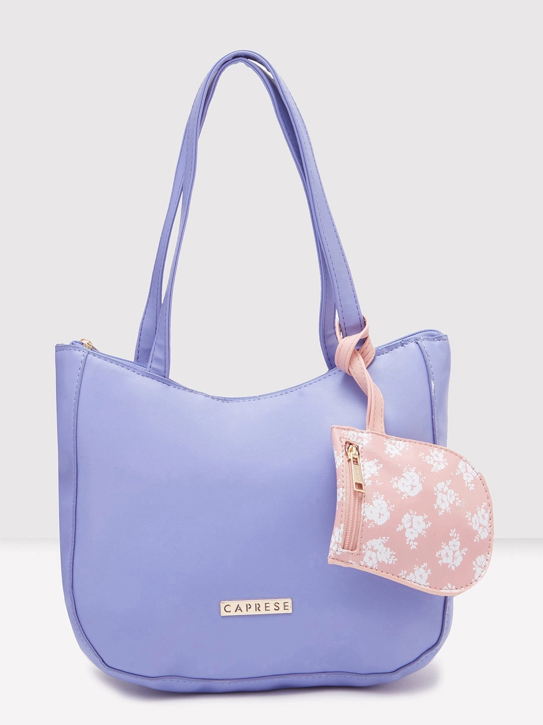 Caprese Pyxis Medium Lavender Satchel Bag