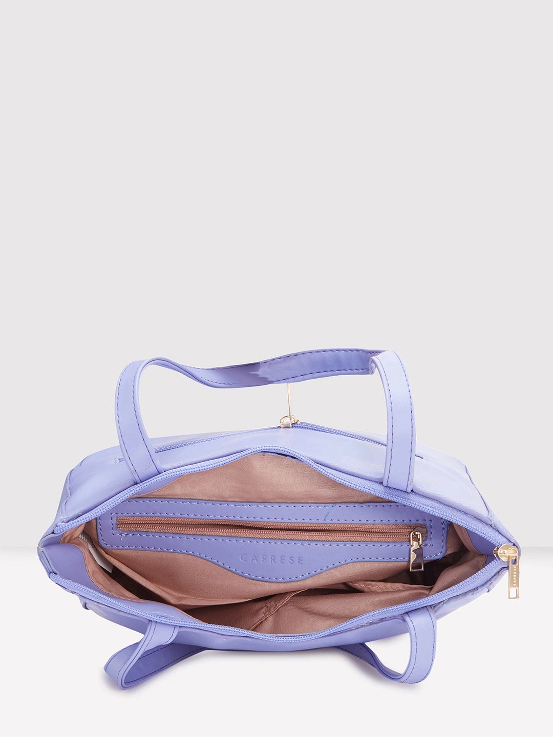 Caprese Pyxis Medium Lavender Satchel Bag