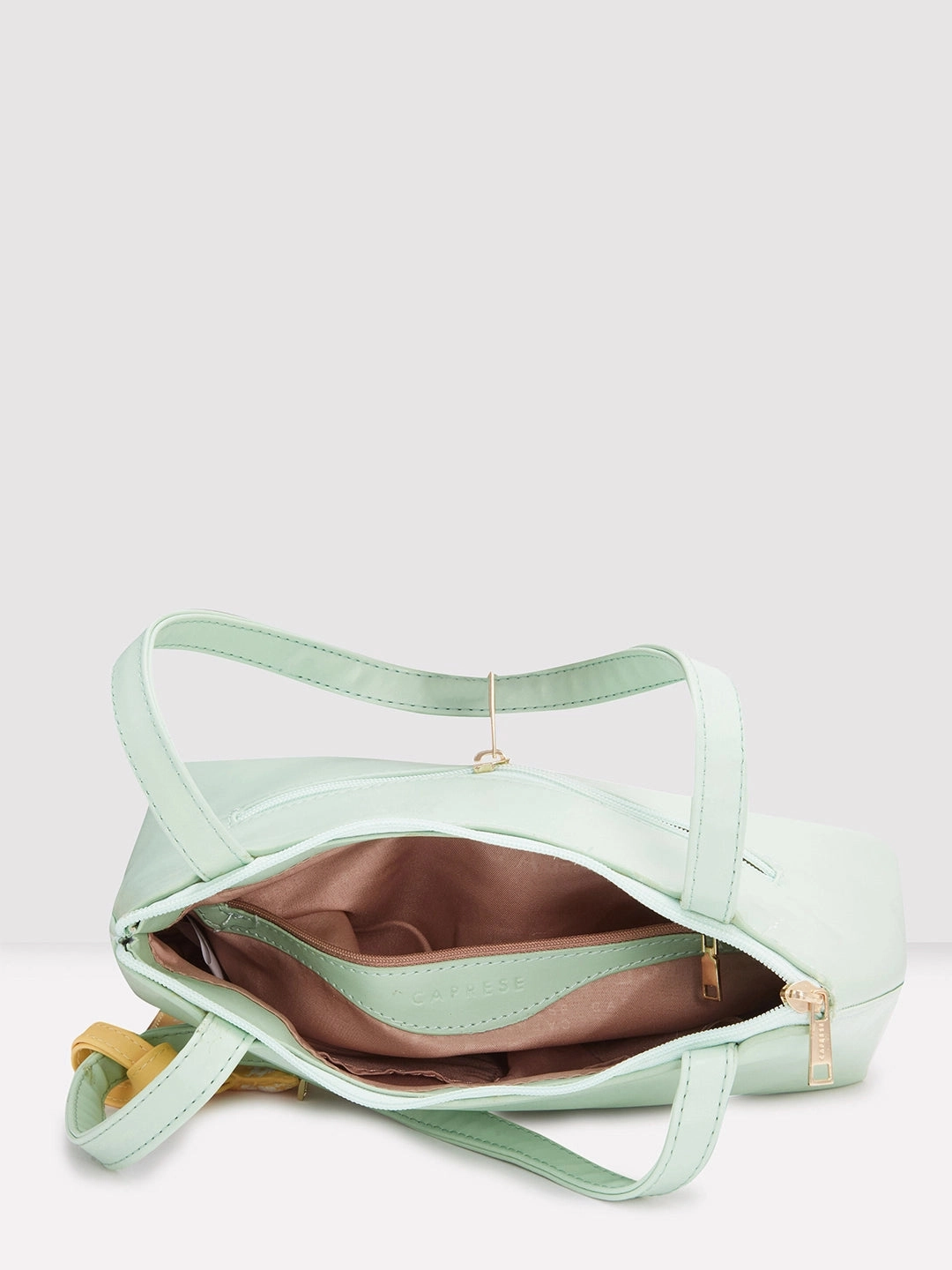 Caprese Pyxis Small Mint Satchel Bag