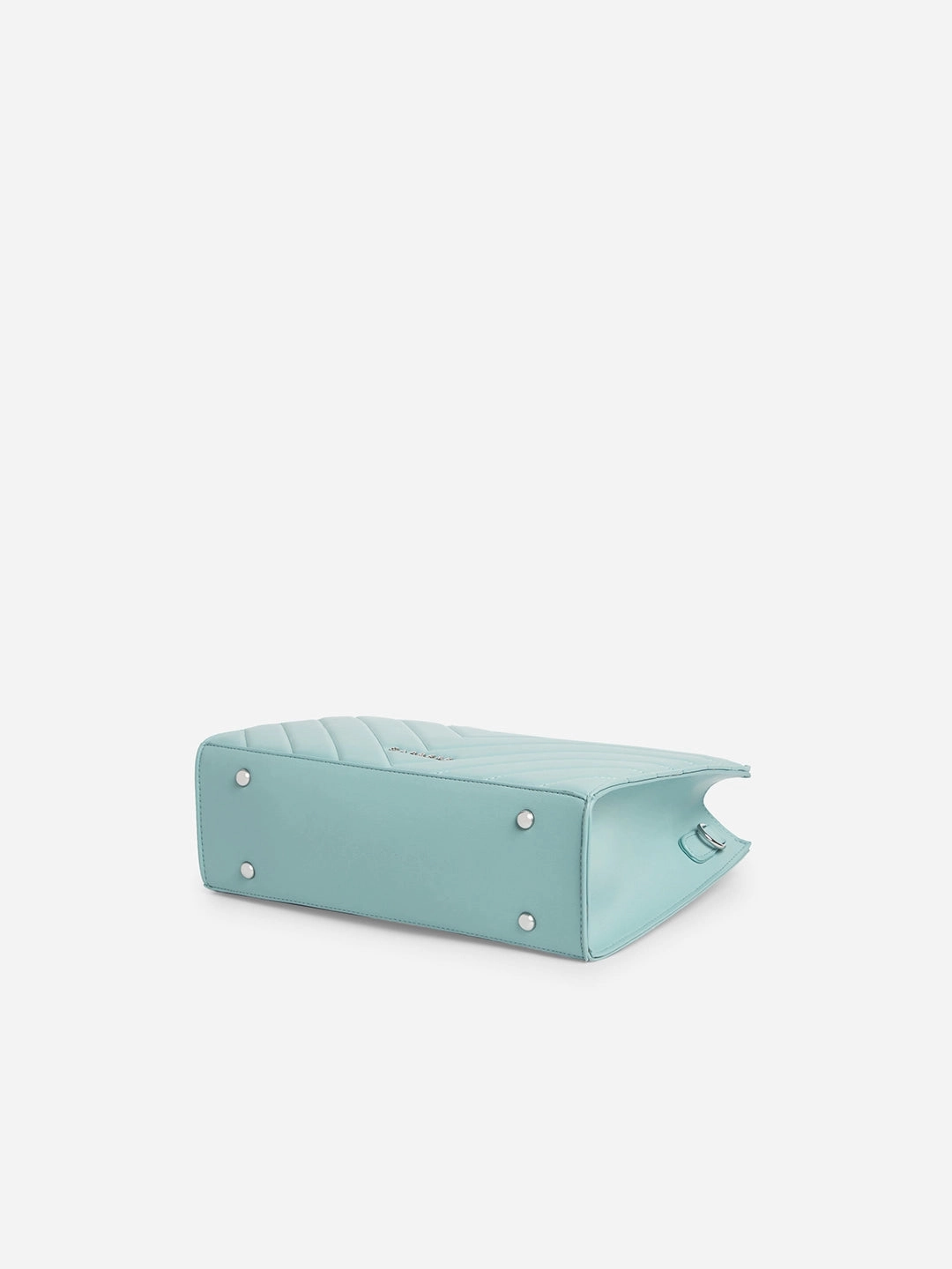 Caprese Riko Medium Powder Blue Satchel Bag