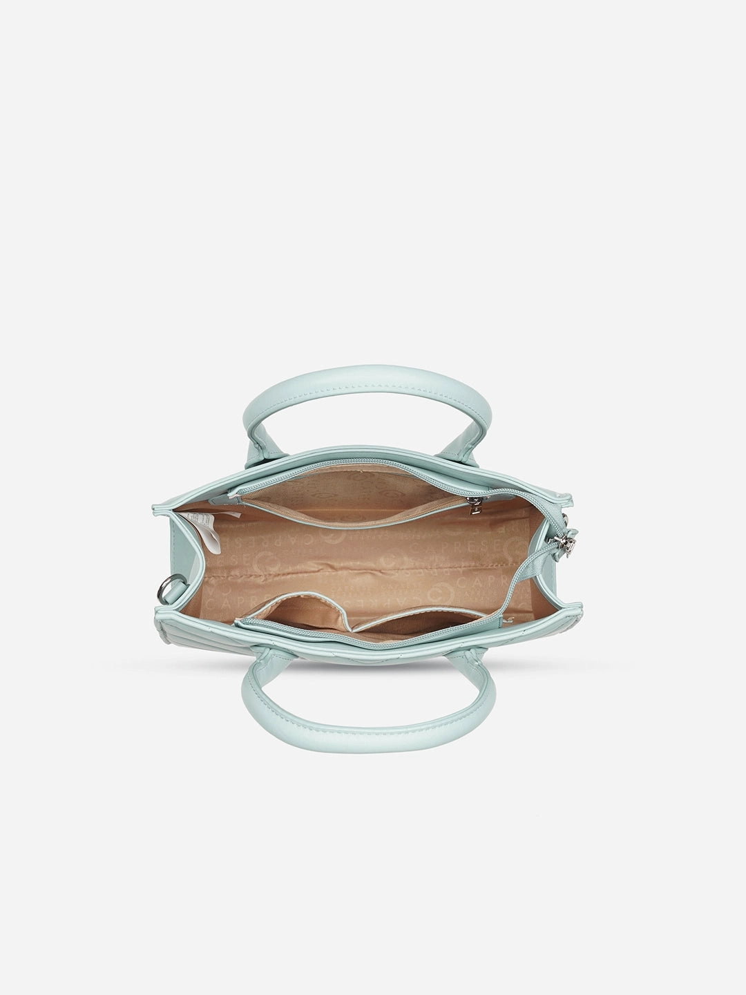 Caprese Riko Medium Powder Blue Satchel Bag