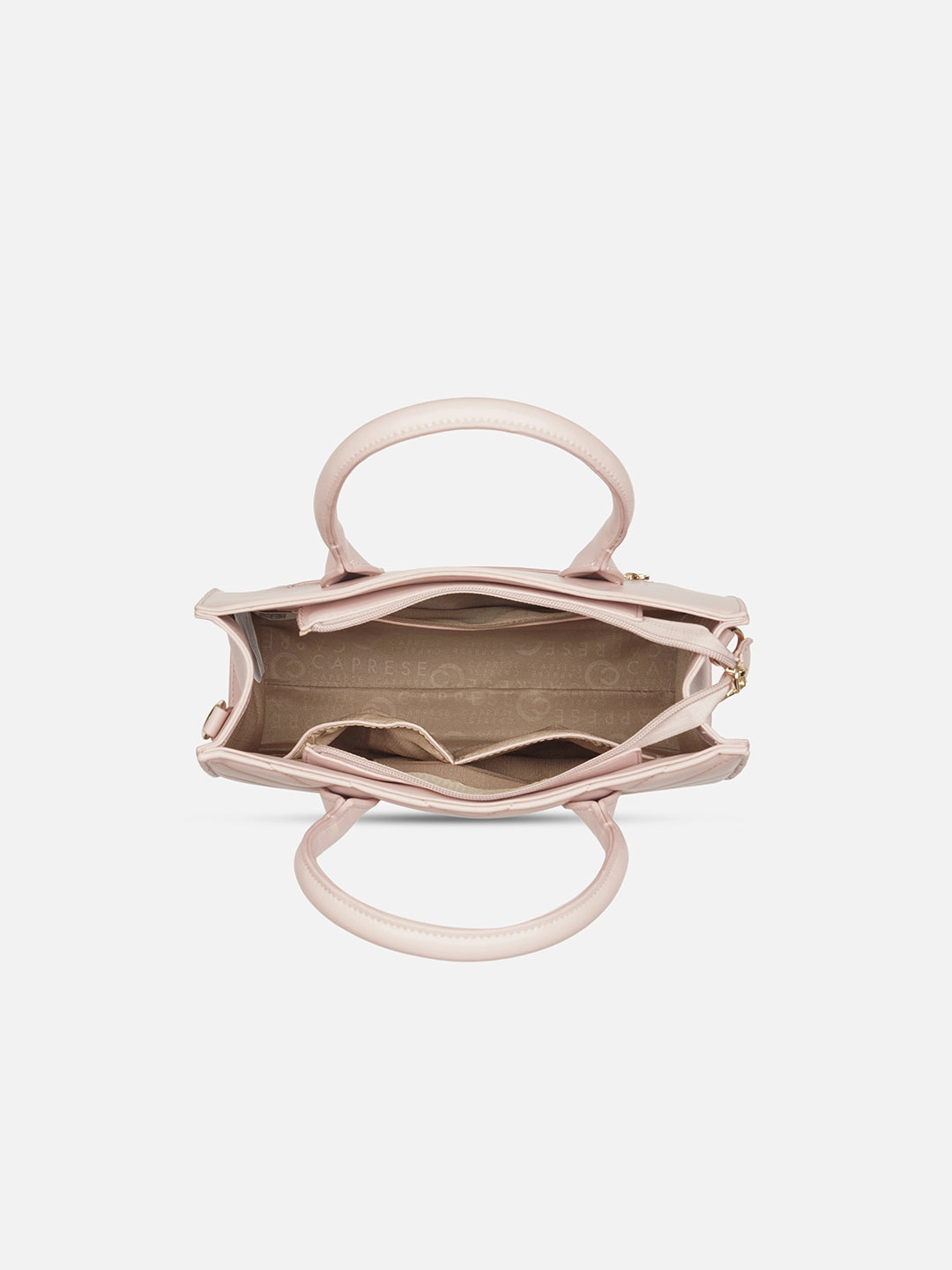 Caprese Riko Medium Powder Pink Satchel Bag