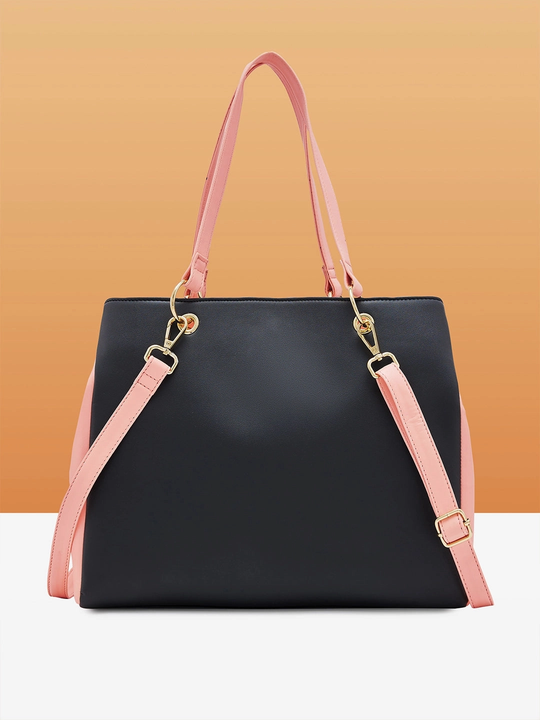 Caprese Seri Small Black Satchel Bag