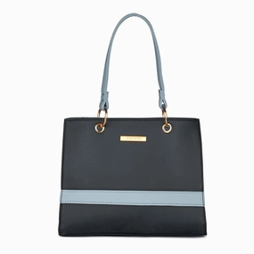 Caprese Seri Small Navy Satchel Bag