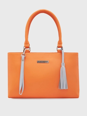 Caprese Shally Medium Orange Satchel Bag