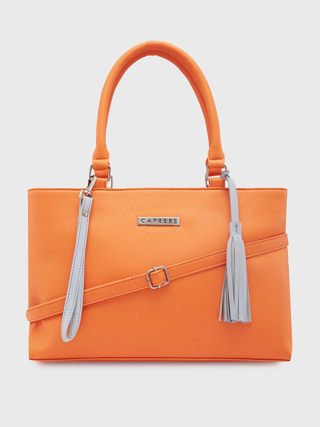 Caprese Shally Medium Orange Satchel Bag