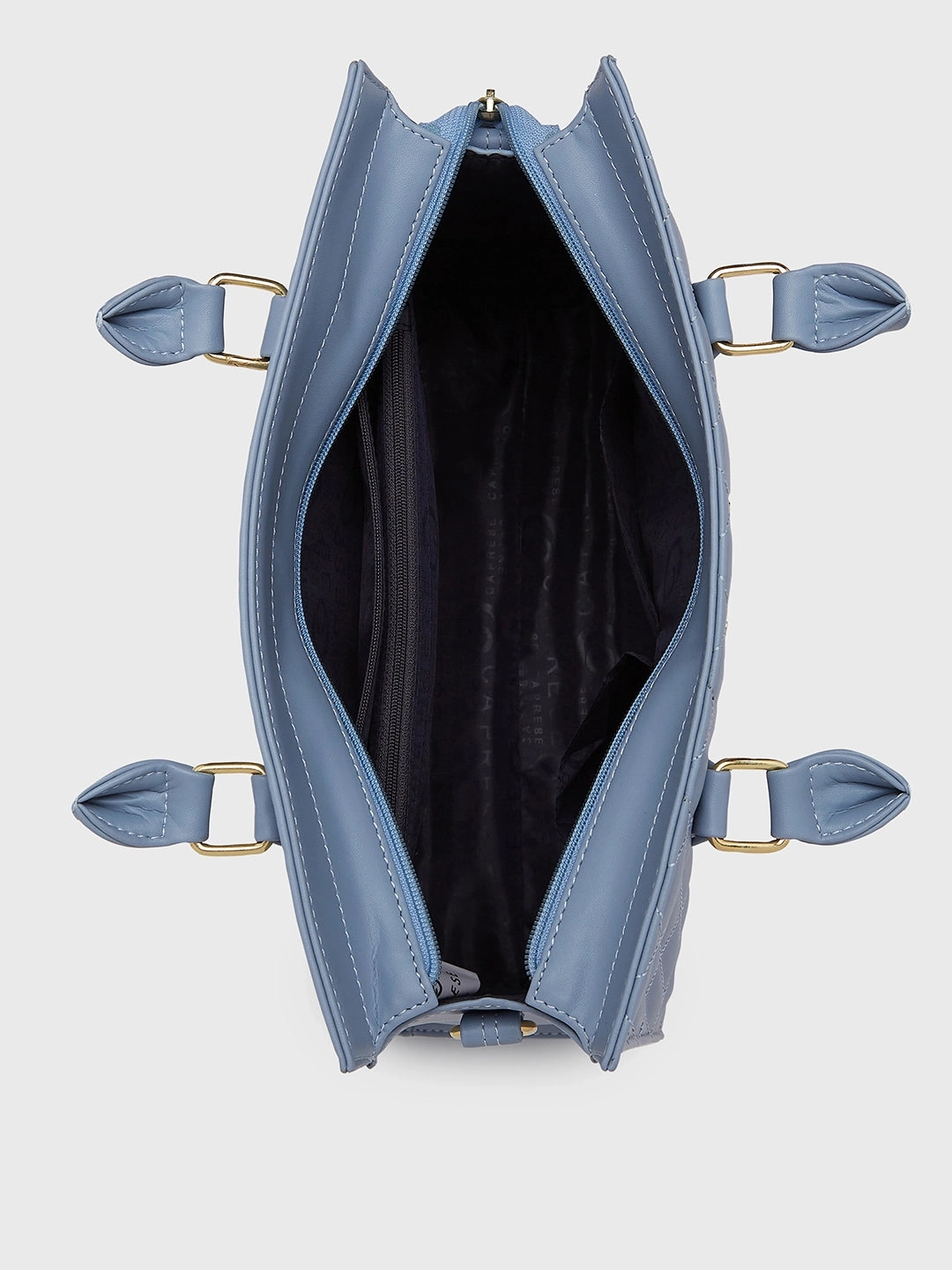 Caprese Sheena Large Blue Satchel Bag