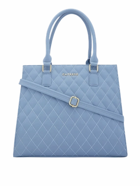 Caprese Sheena Large Blue Satchel Bag