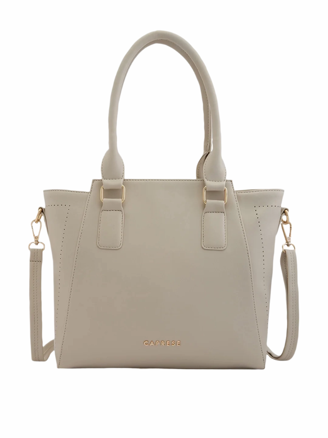 Caprese Solena Medium Beige Satchel Bag