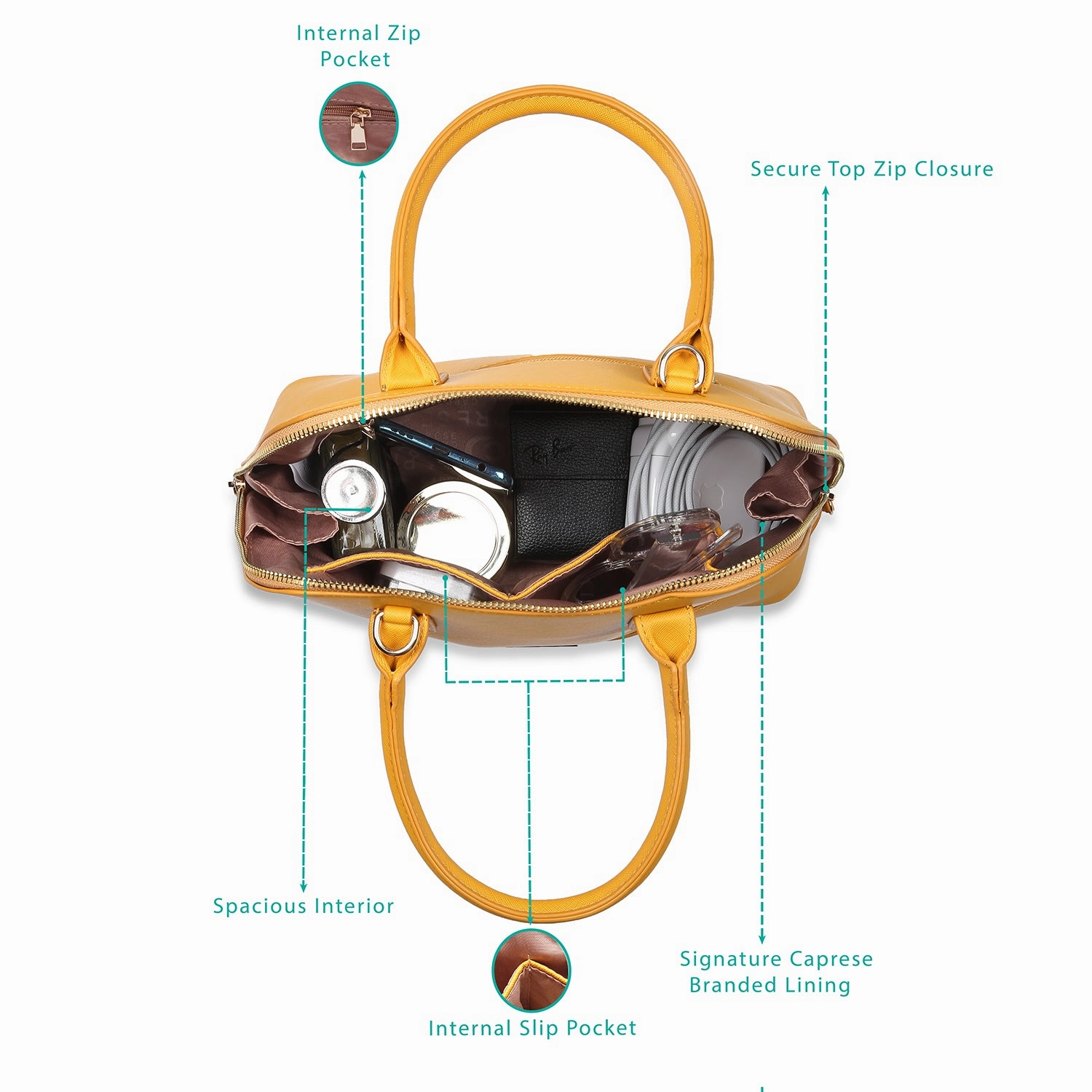 Caprese Toni Small Satchel Bag