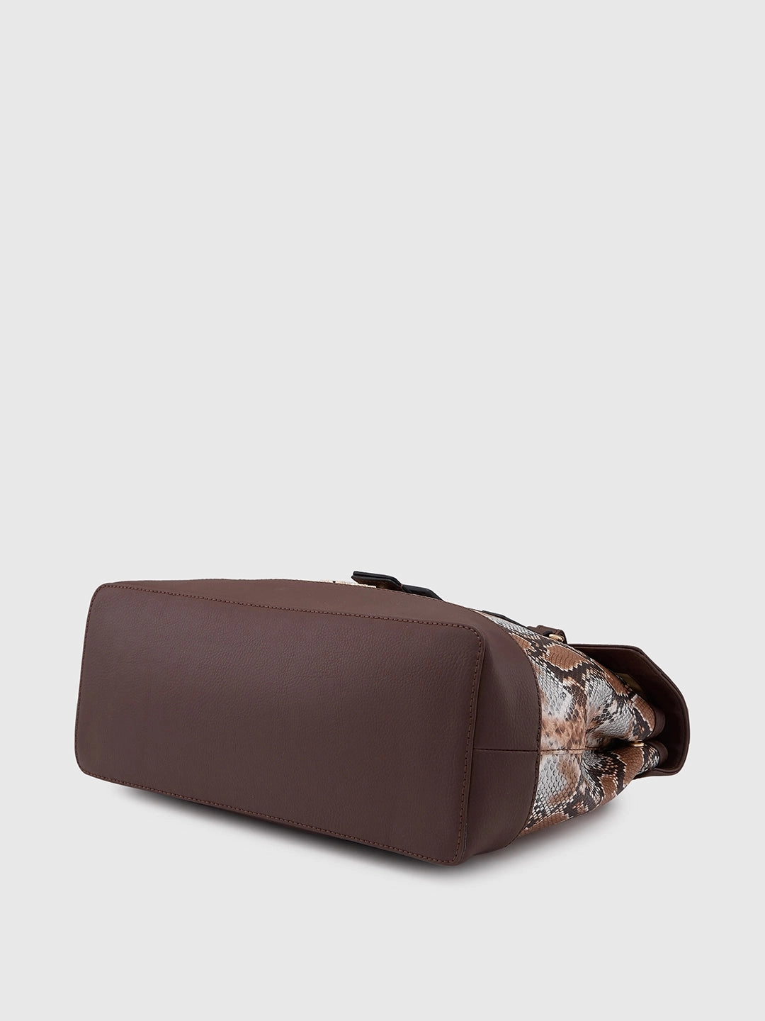 Caprese Vittoria Large Chocolate Satchel Bag