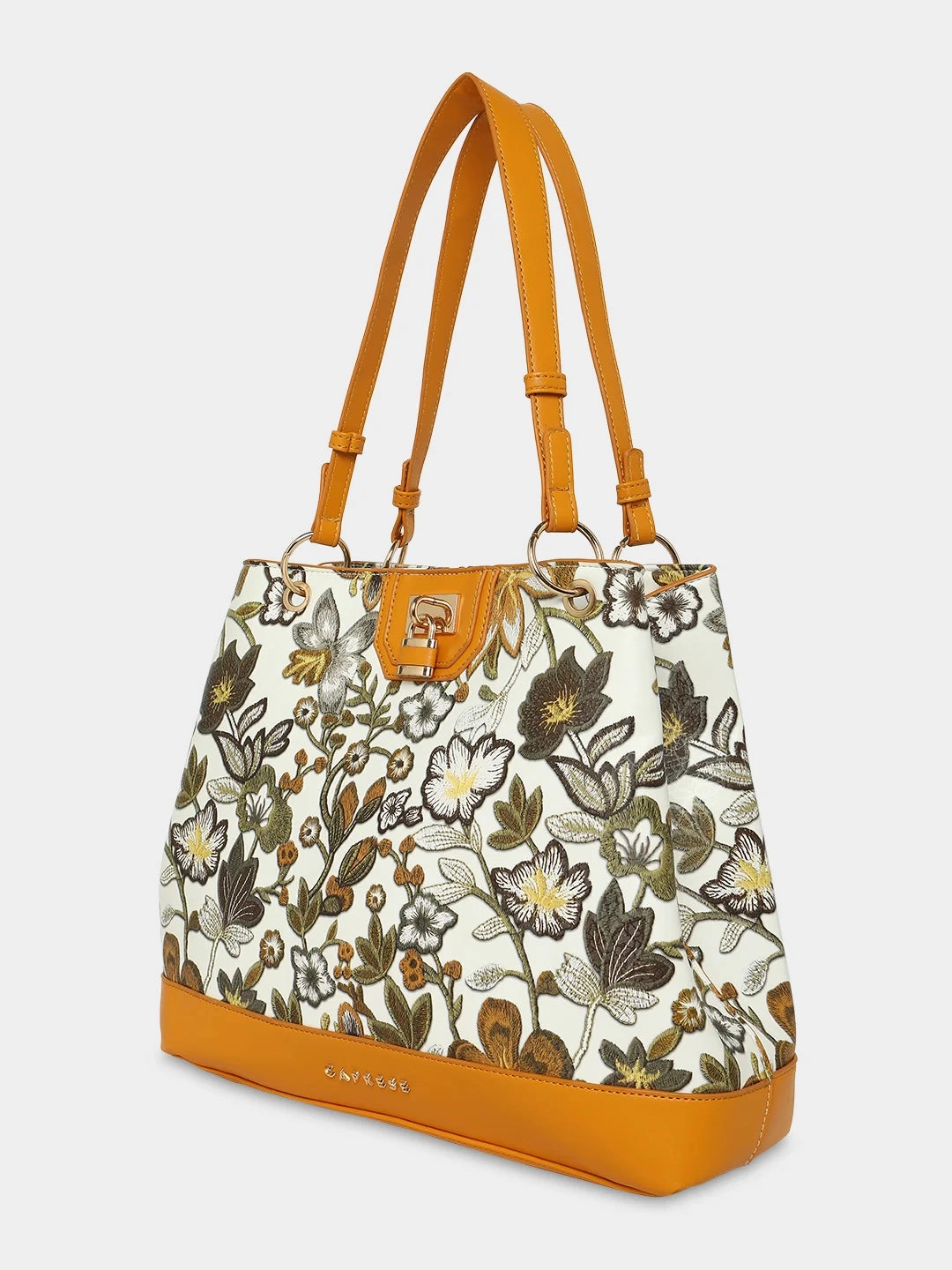 Caprese Wren Large Ochre Satchel Bag