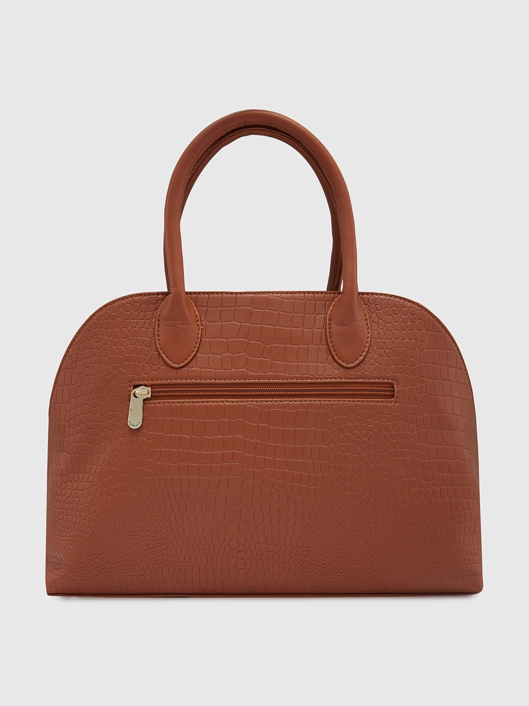 Caprese Zoia Medium Dark Brown Satchel Bag