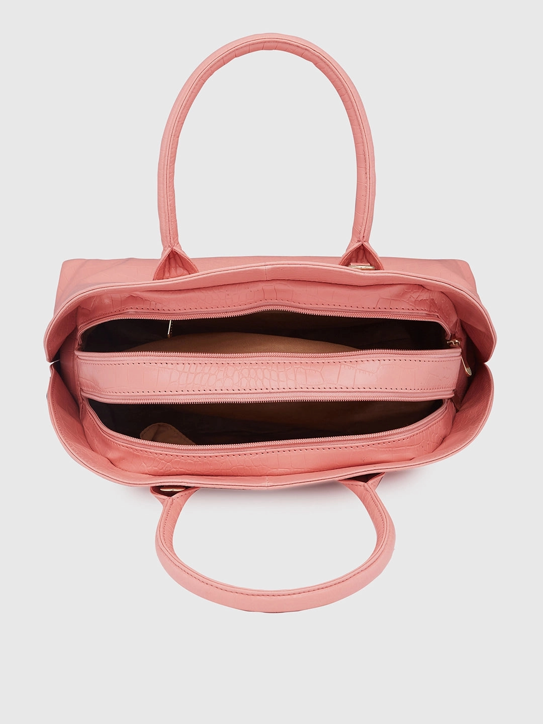 Caprese Zoia Medium Salmon Satchel Bag