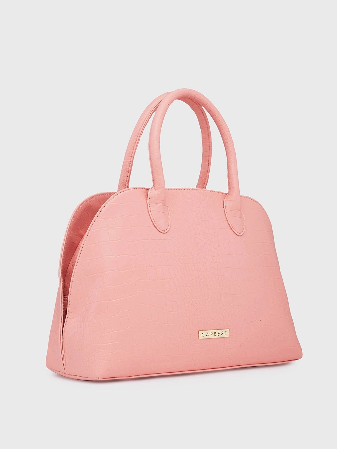 Caprese Zoia Medium Salmon Satchel Bag