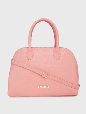 Caprese Zoia Medium Salmon Satchel Bag