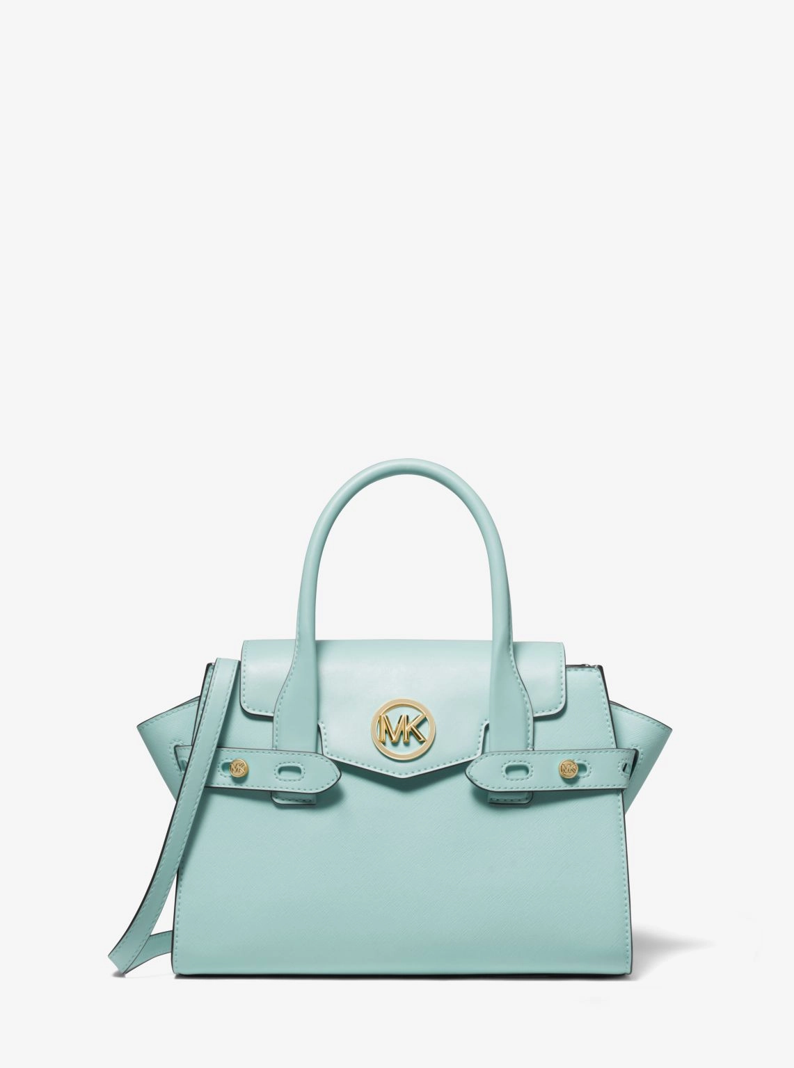 Carmen Medium Faux Leather Belted Satchel