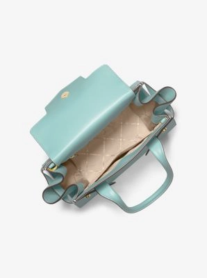 Carmen Medium Faux Leather Belted Satchel