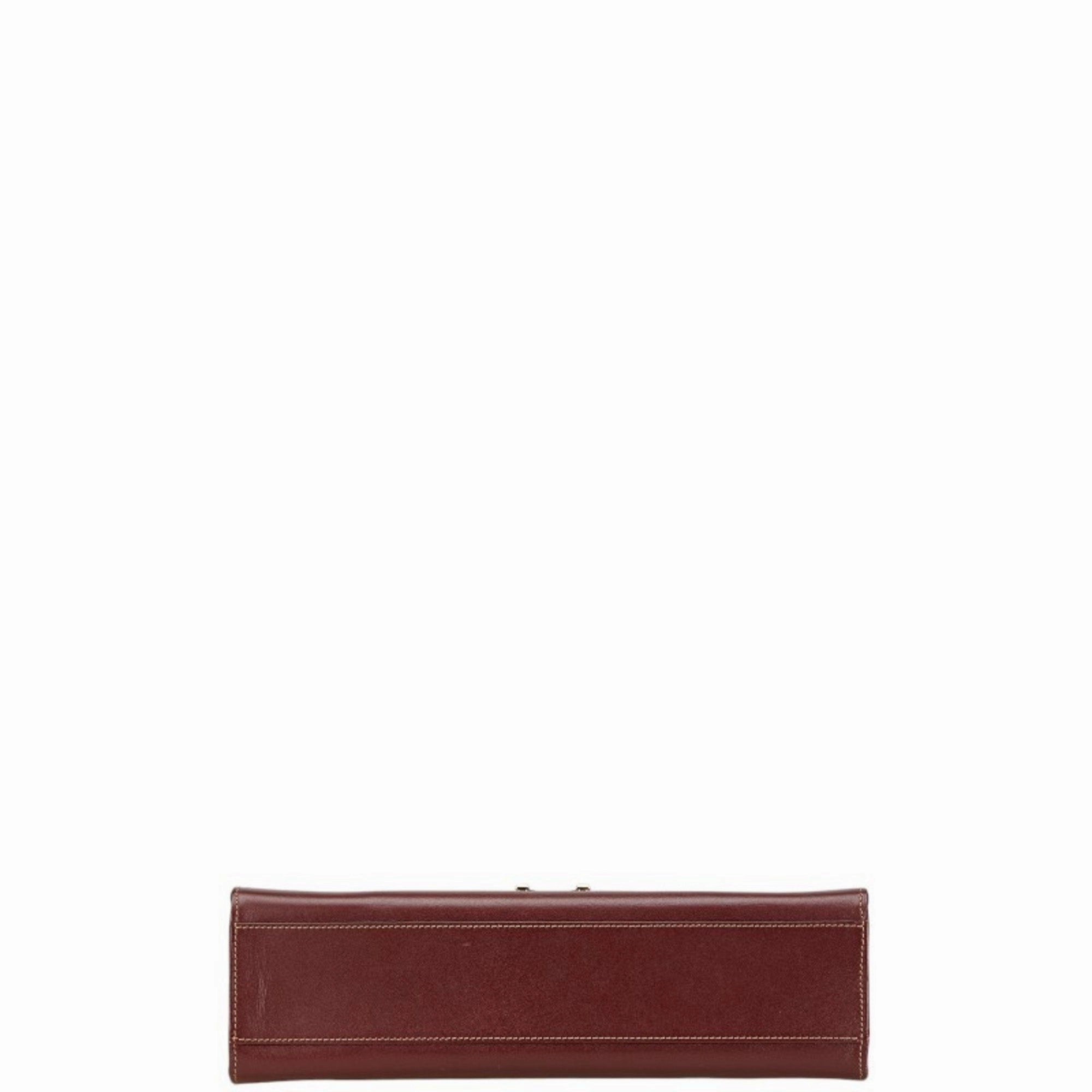 Cartier Leather Handbag (Pre-Owned)