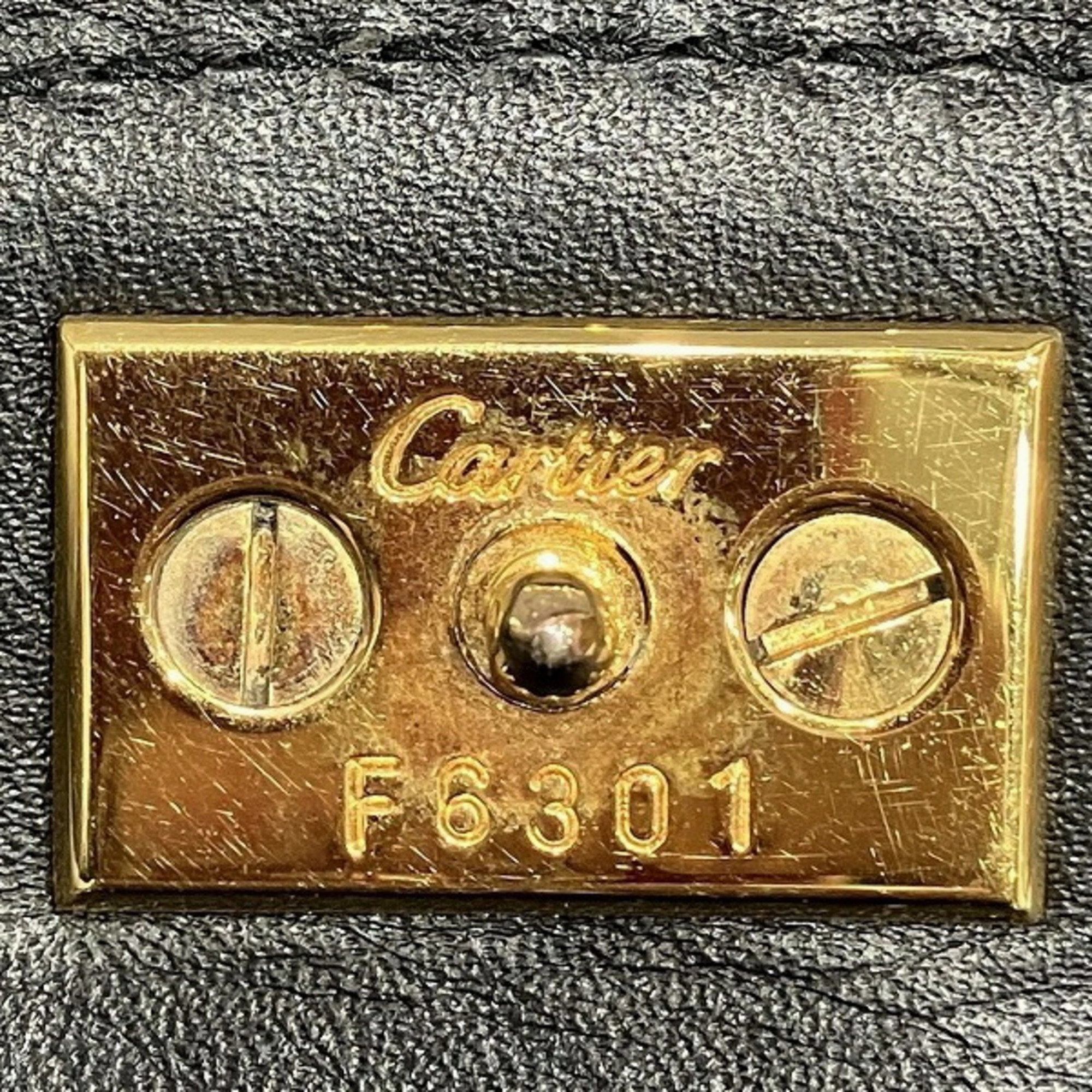 Cartier Leather Handbag (Pre-Owned)