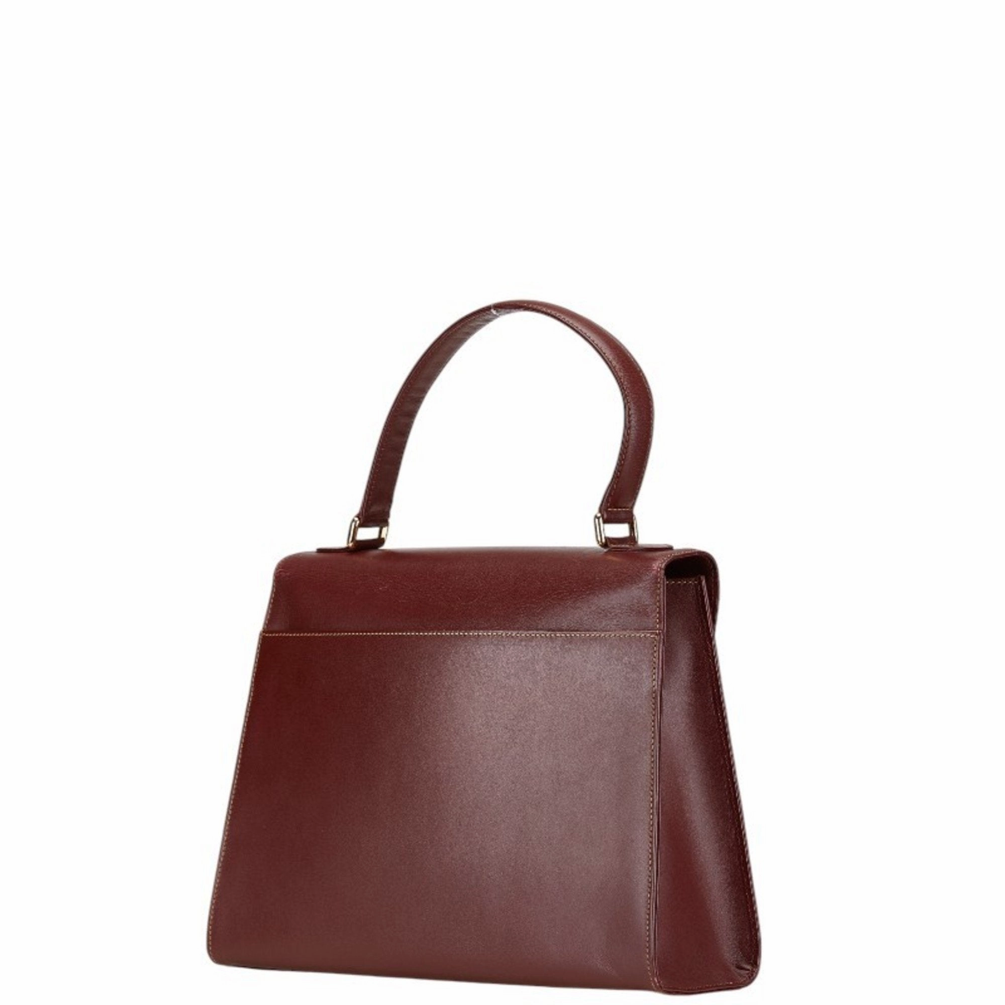 Cartier Leather Handbag (Pre-Owned)