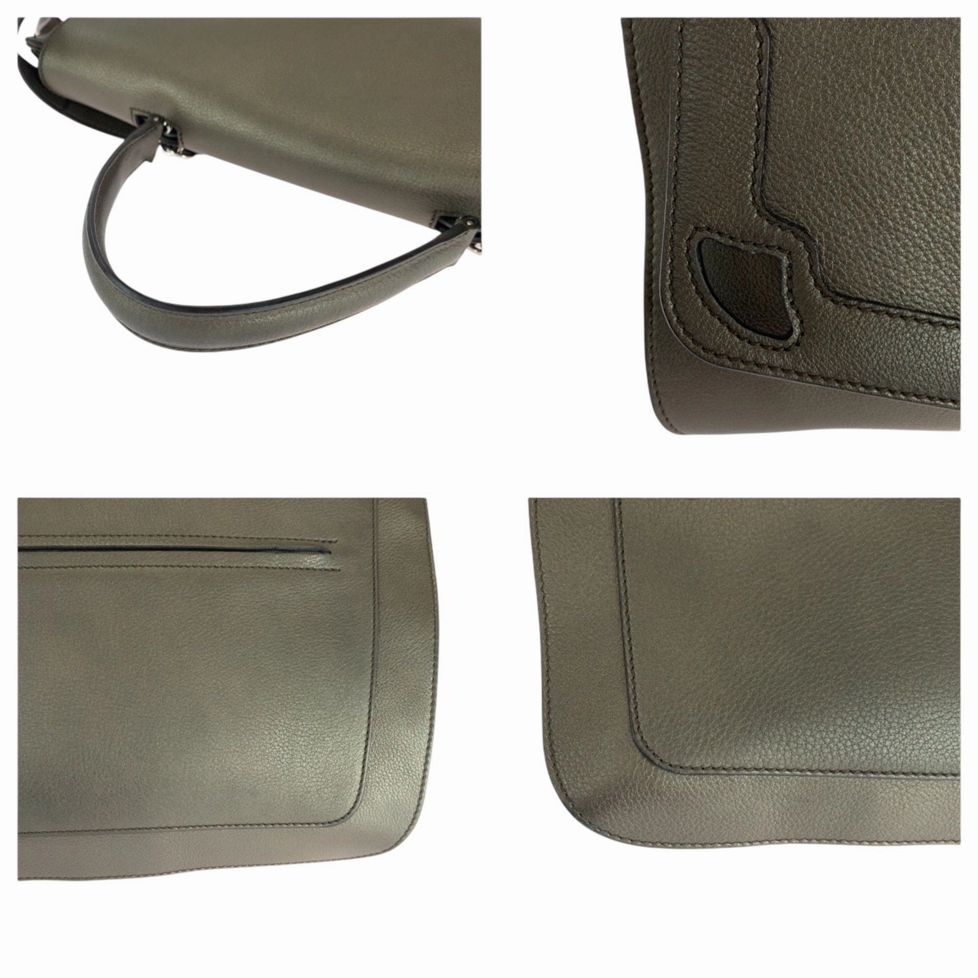 Cartier Leather Handbag Shoulder Bag (Pre-Owned)