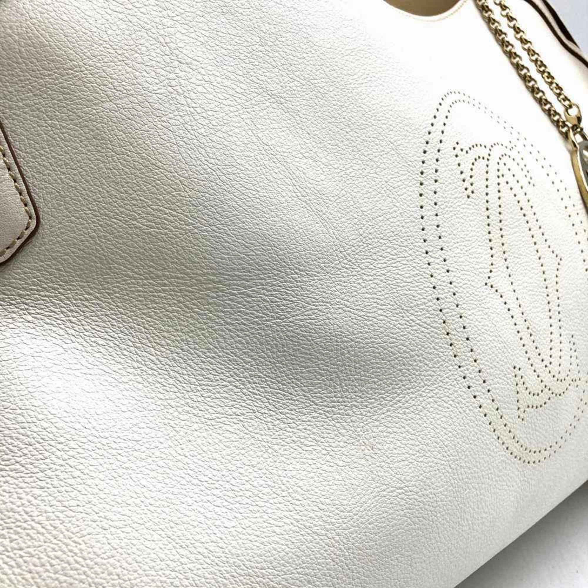 Cartier Marcello Leather Shoulder Bag Tote Bag (Pre-Owned)