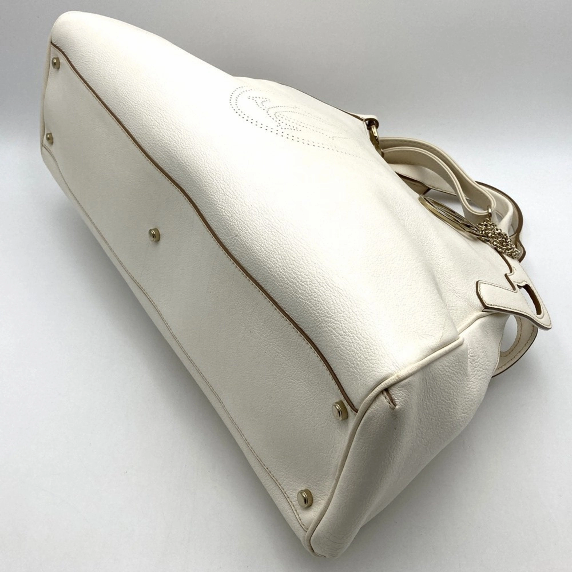 Cartier Marcello Leather Shoulder Bag Tote Bag (Pre-Owned)