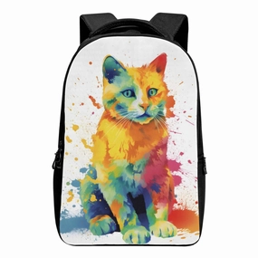 Cat Print  Laptop Backpack