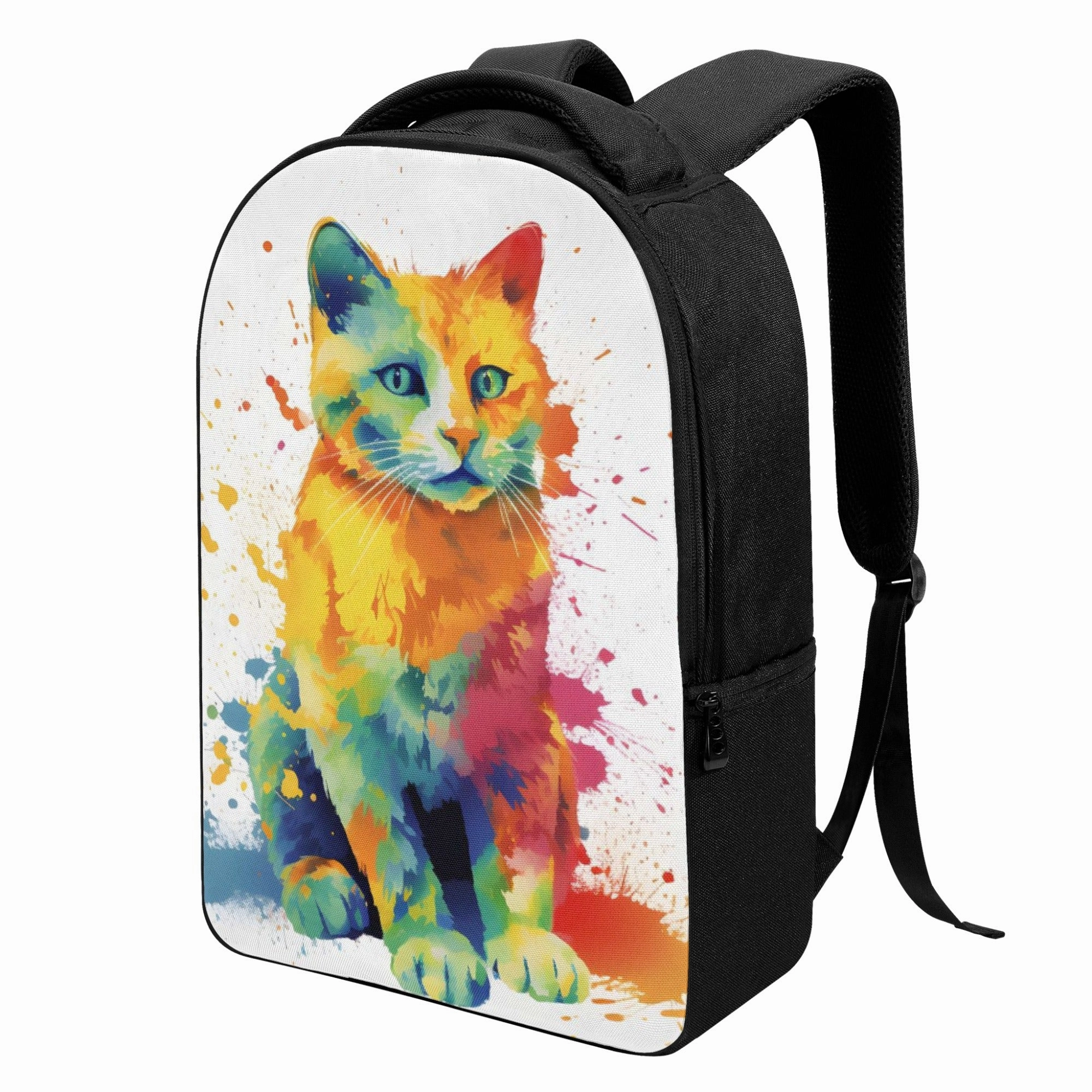 Cat Print  Laptop Backpack