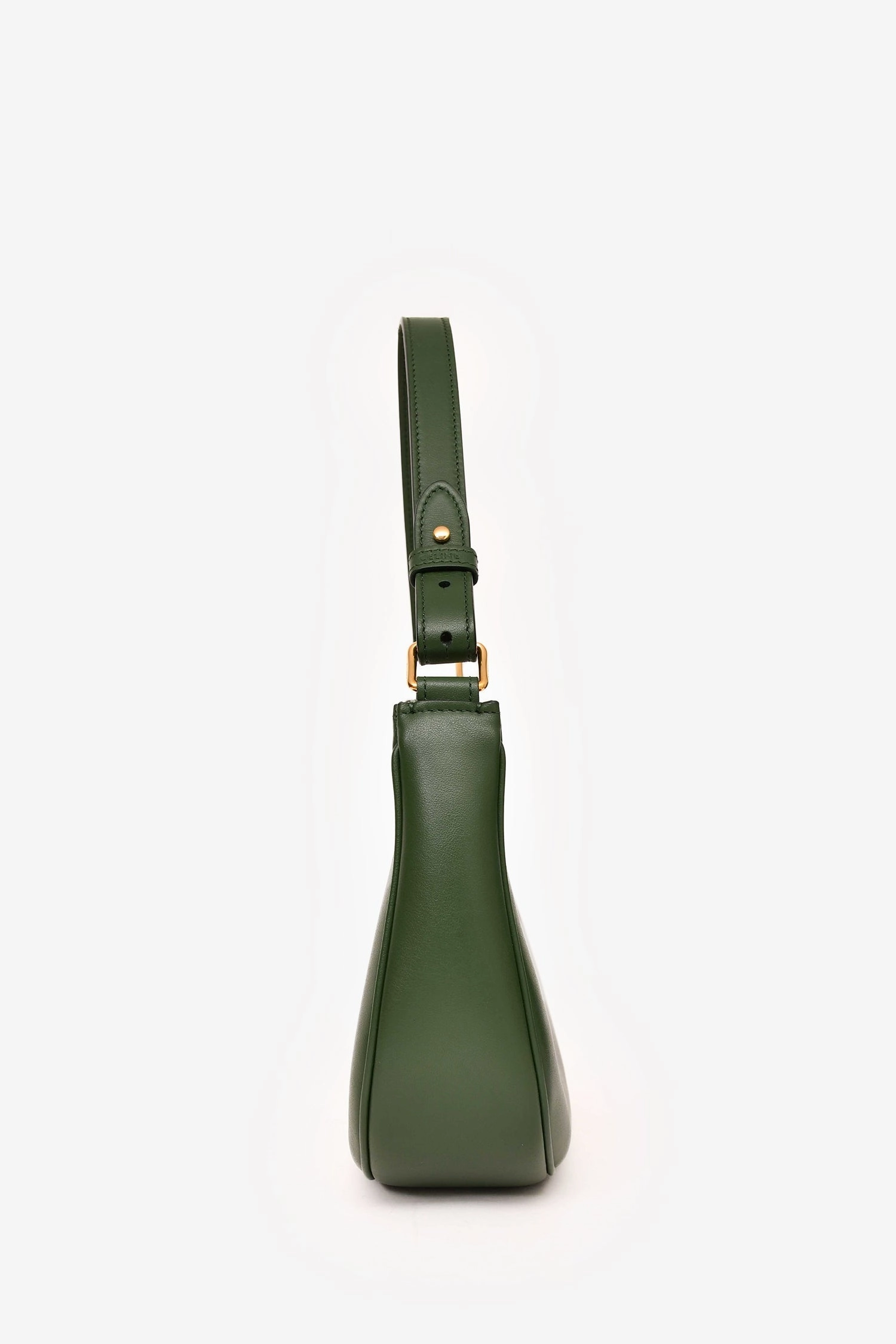 Celine 2017 Green Leather Ava Shoulder Bag