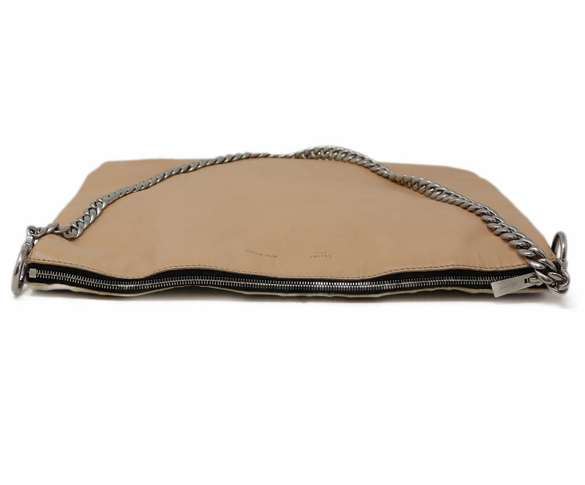 Celine Beige Black & White Shoulder Bag