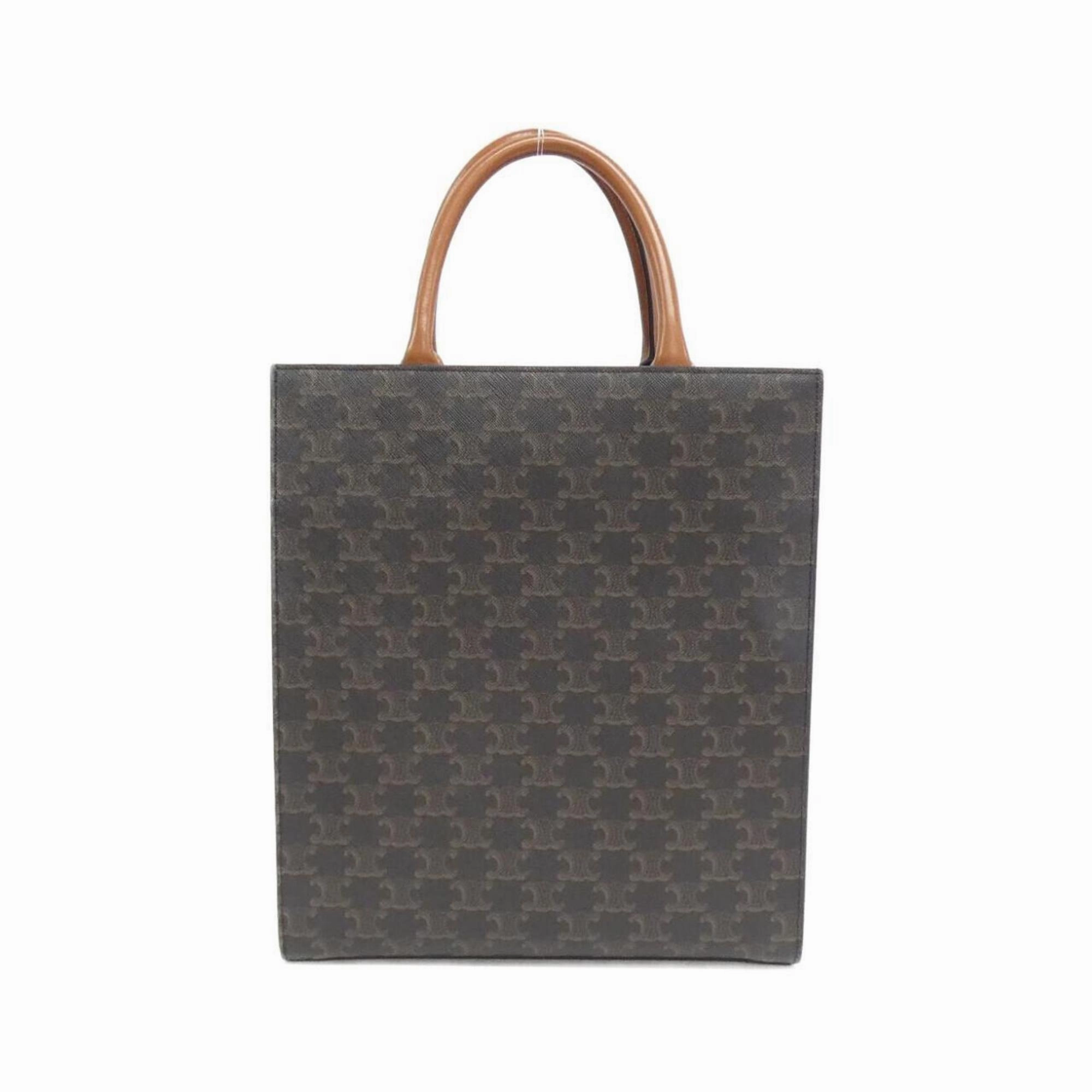 Celine Canvas Leather Handbag (Pre-Owned)