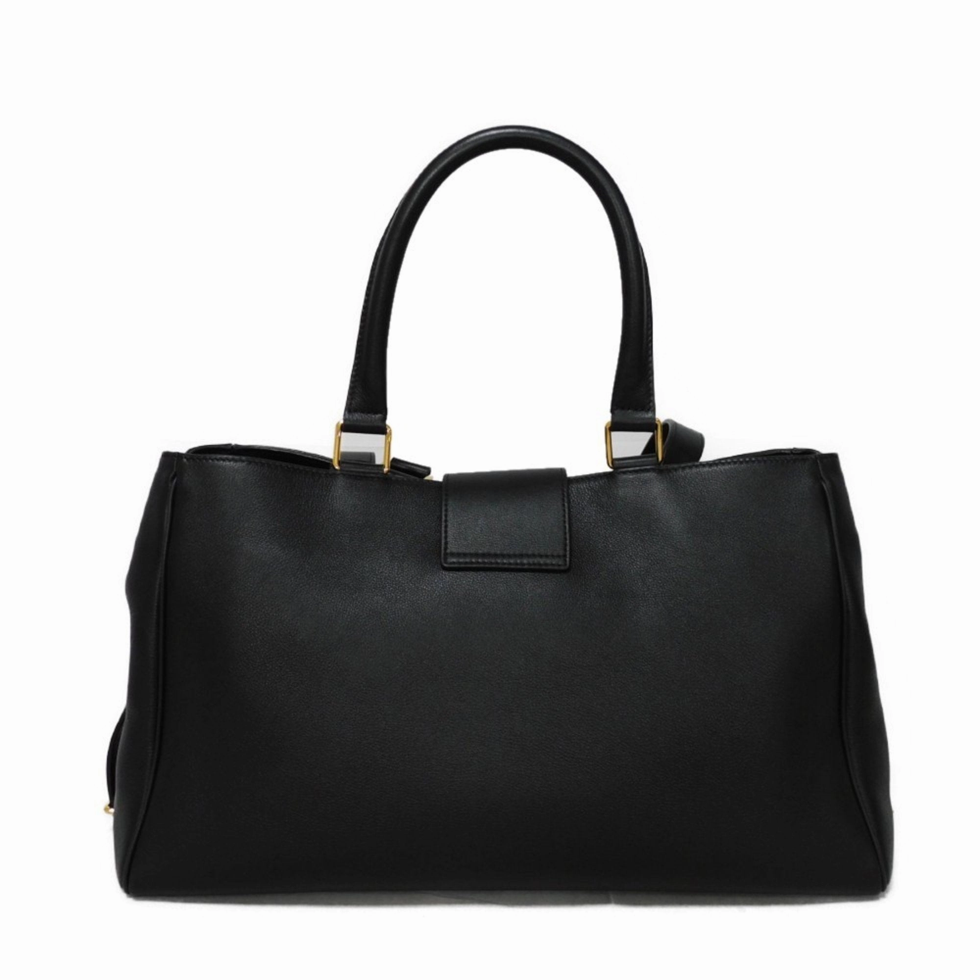 Celine Leather Handbag Shoulder Bag (Pre-Owned)