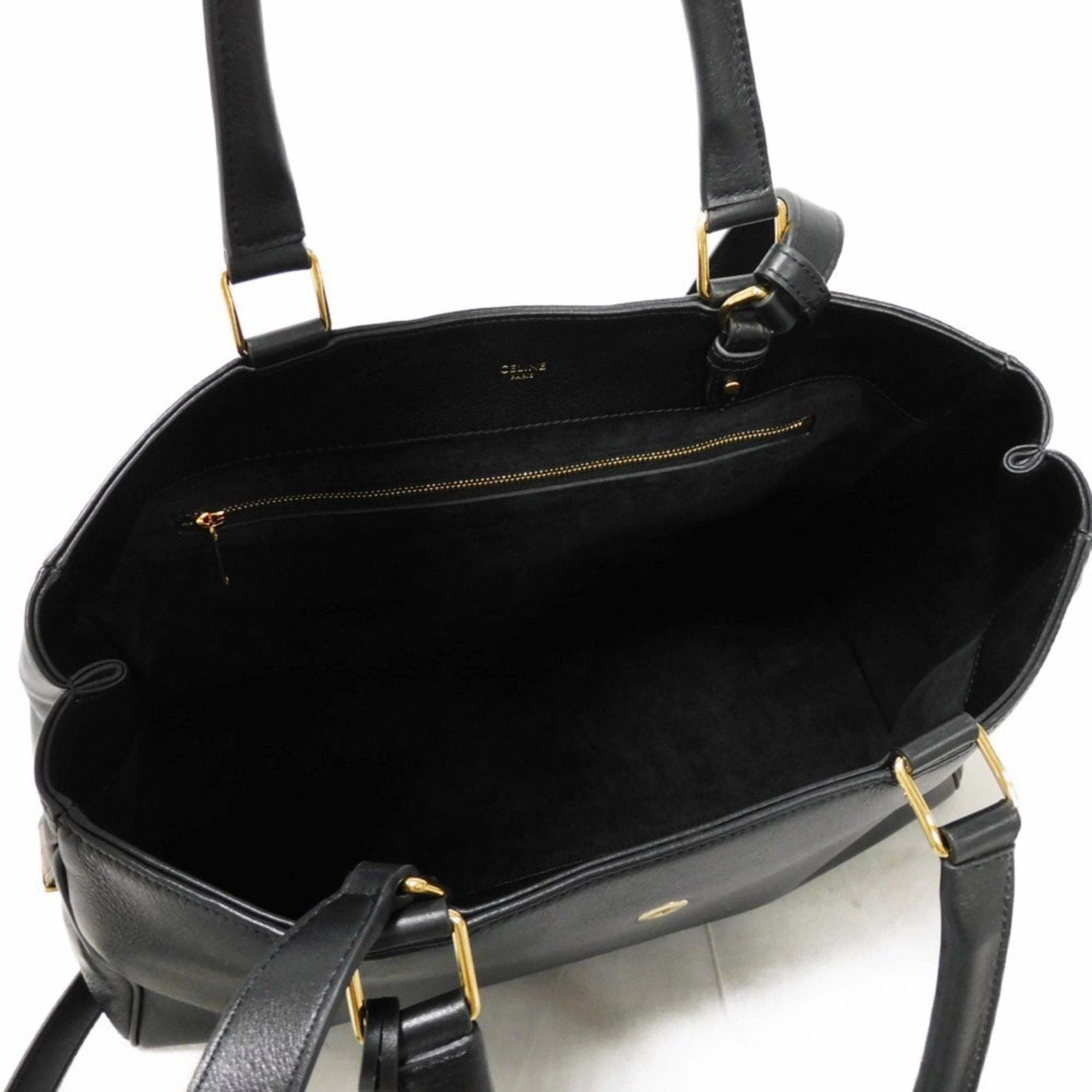 Celine Leather Handbag Shoulder Bag (Pre-Owned)