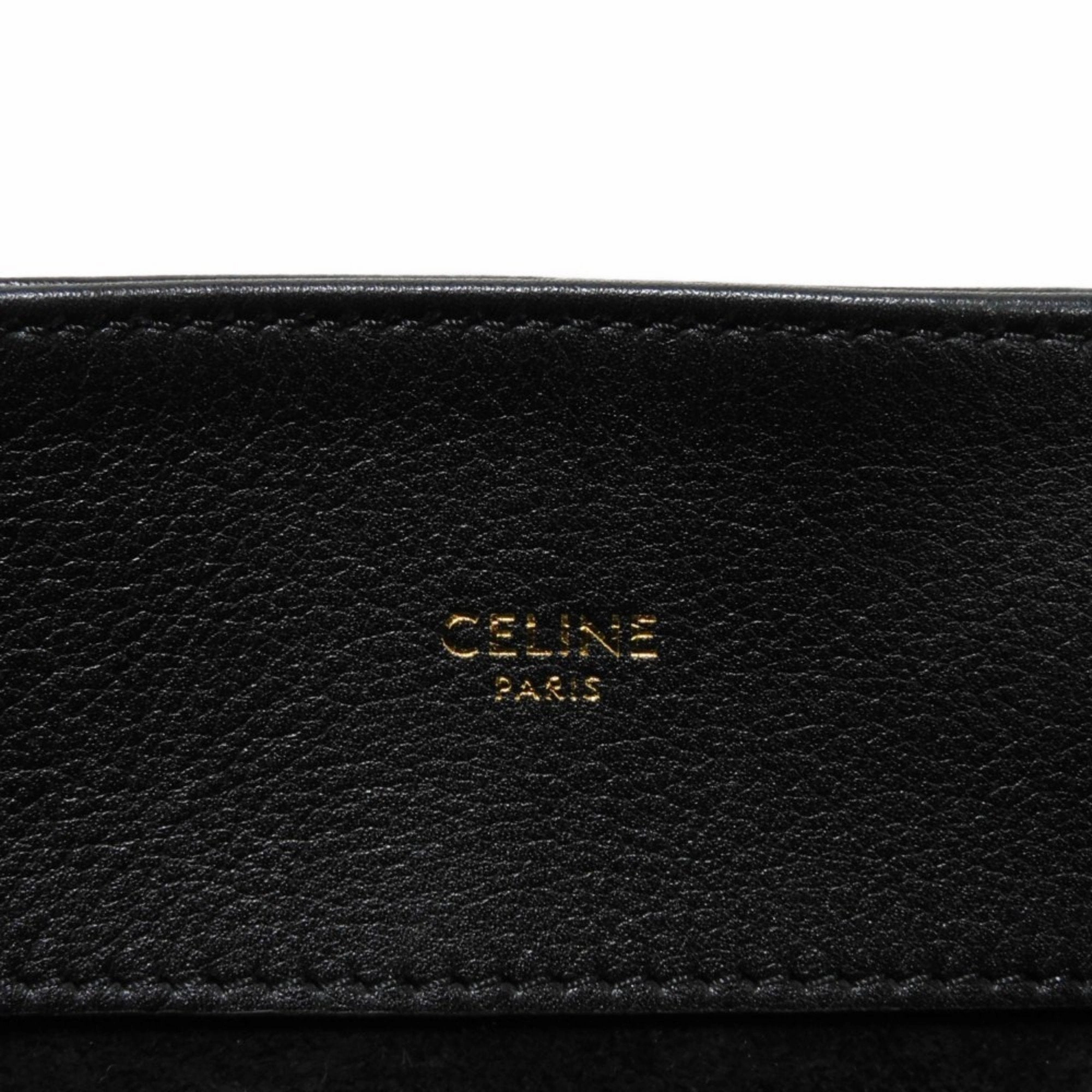 Celine Leather Handbag Shoulder Bag (Pre-Owned)