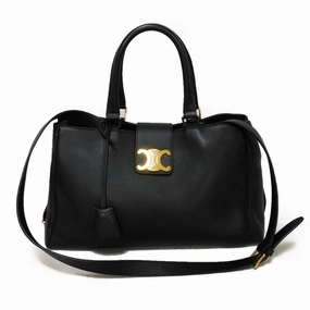 Celine Leather Handbag Shoulder Bag (Pre-Owned)