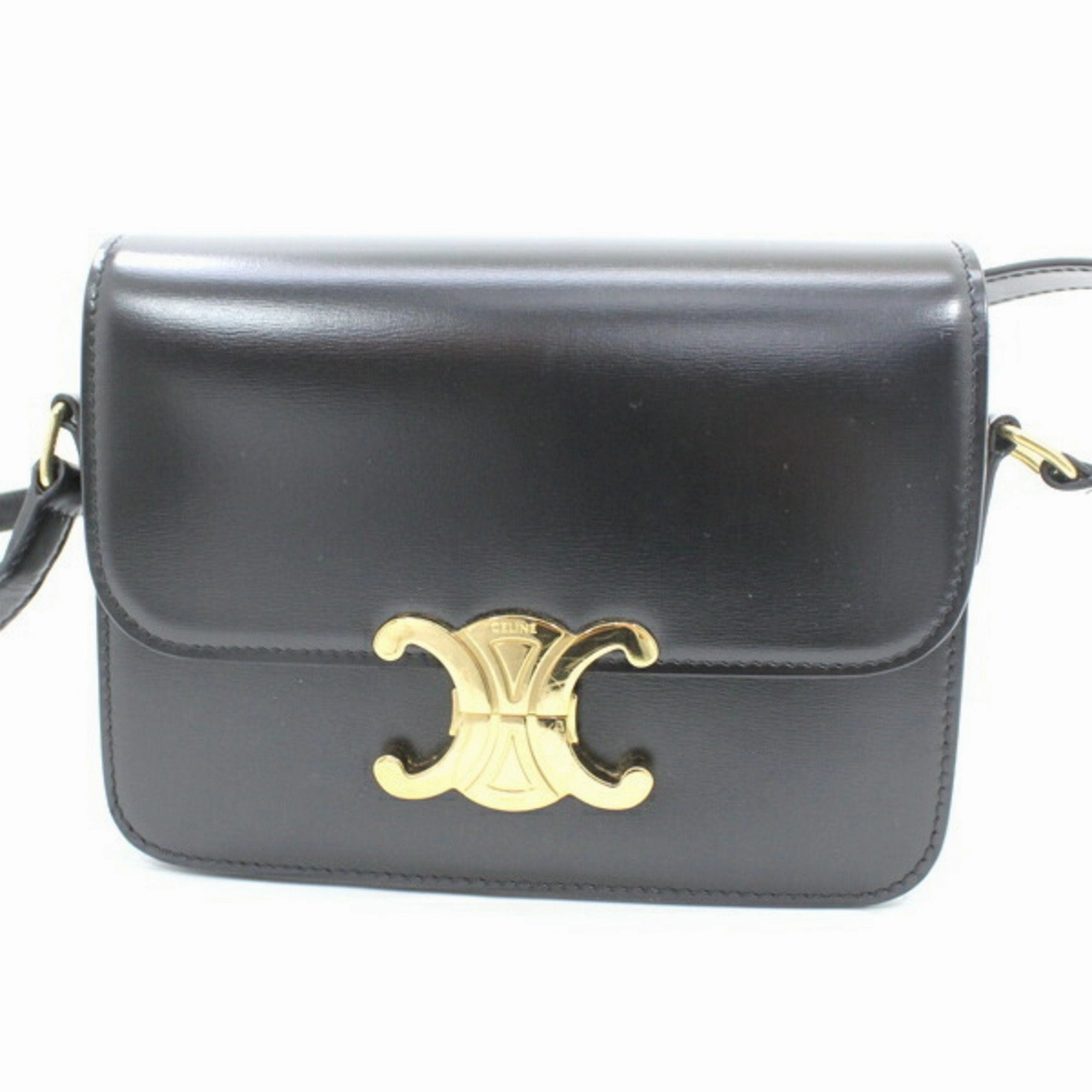 Celine Leather Shoulder Bag (Pre-Owned)