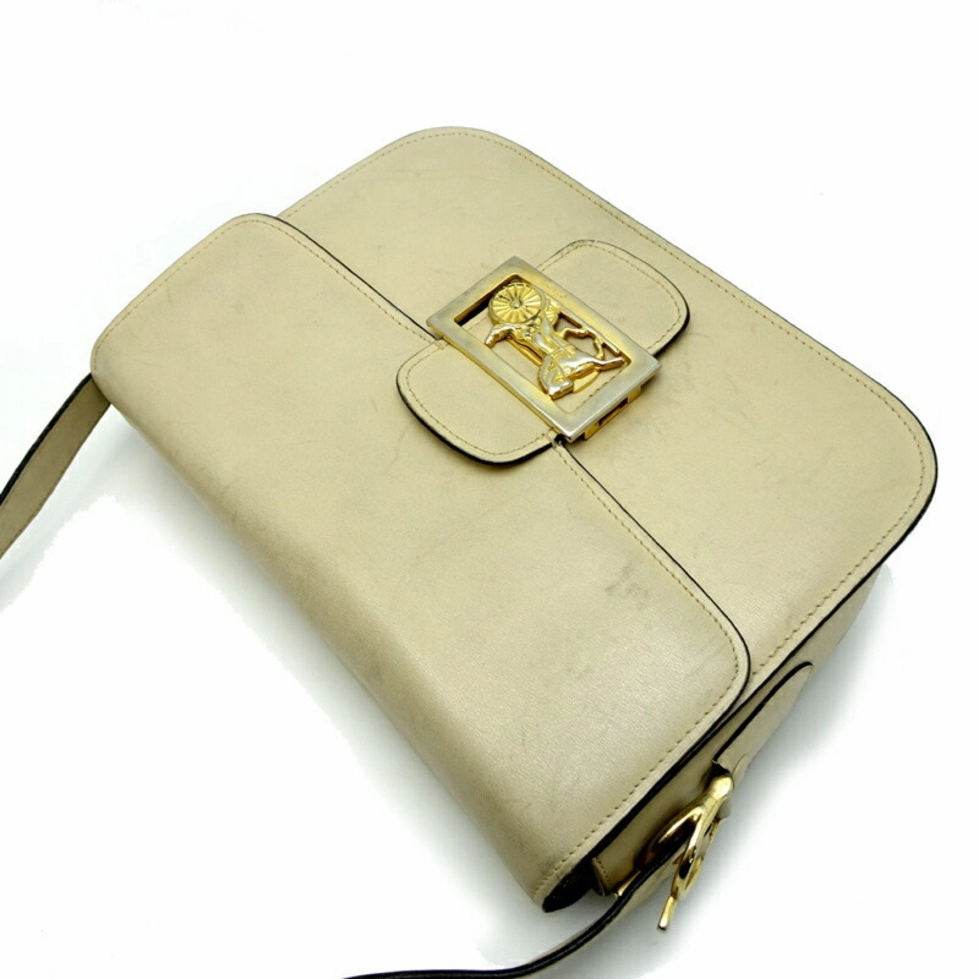 Celine Leather Shoulder Bag (Pre-Owned)