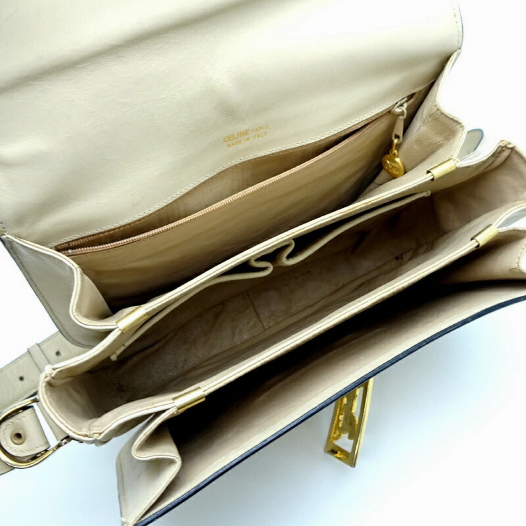 Celine Leather Shoulder Bag (Pre-Owned)