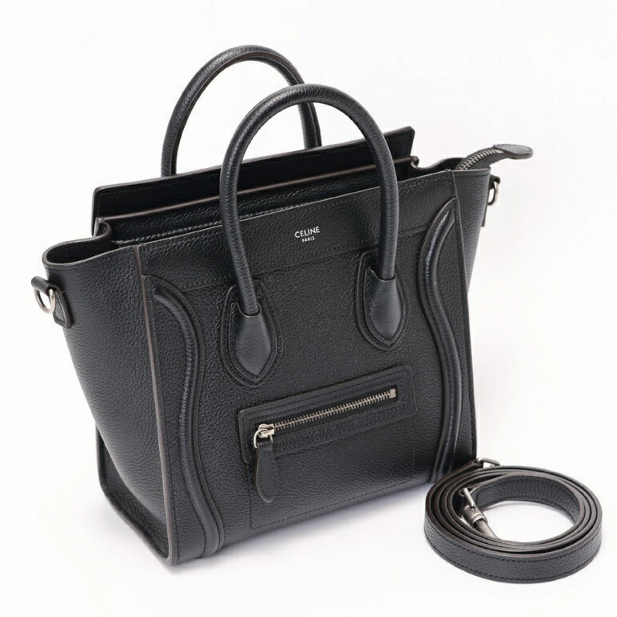 Celine Leather Shoulder Bag (Pre-Owned)