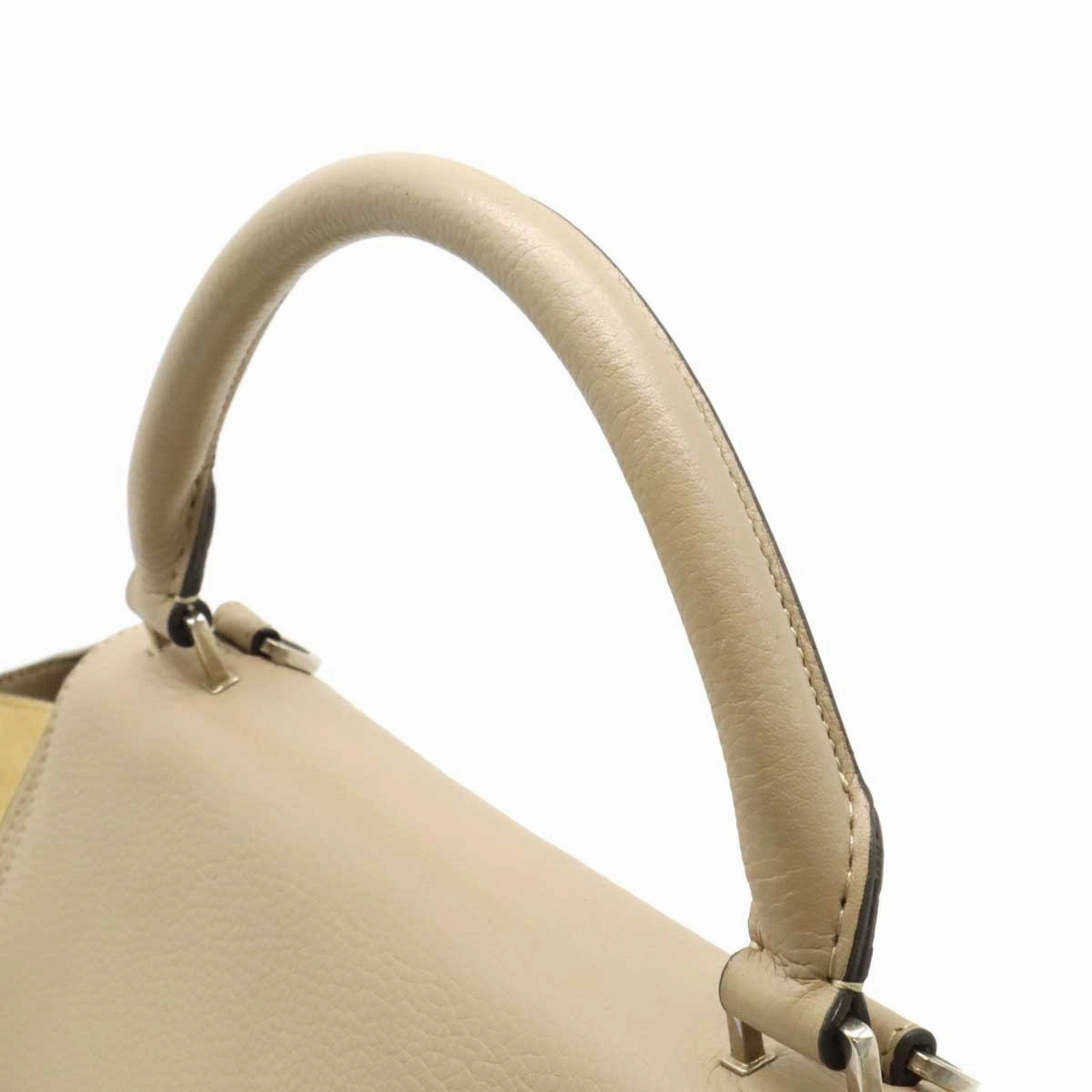 Celine Leather Suede Handbag Shoulder Bag (Pre-Owned)