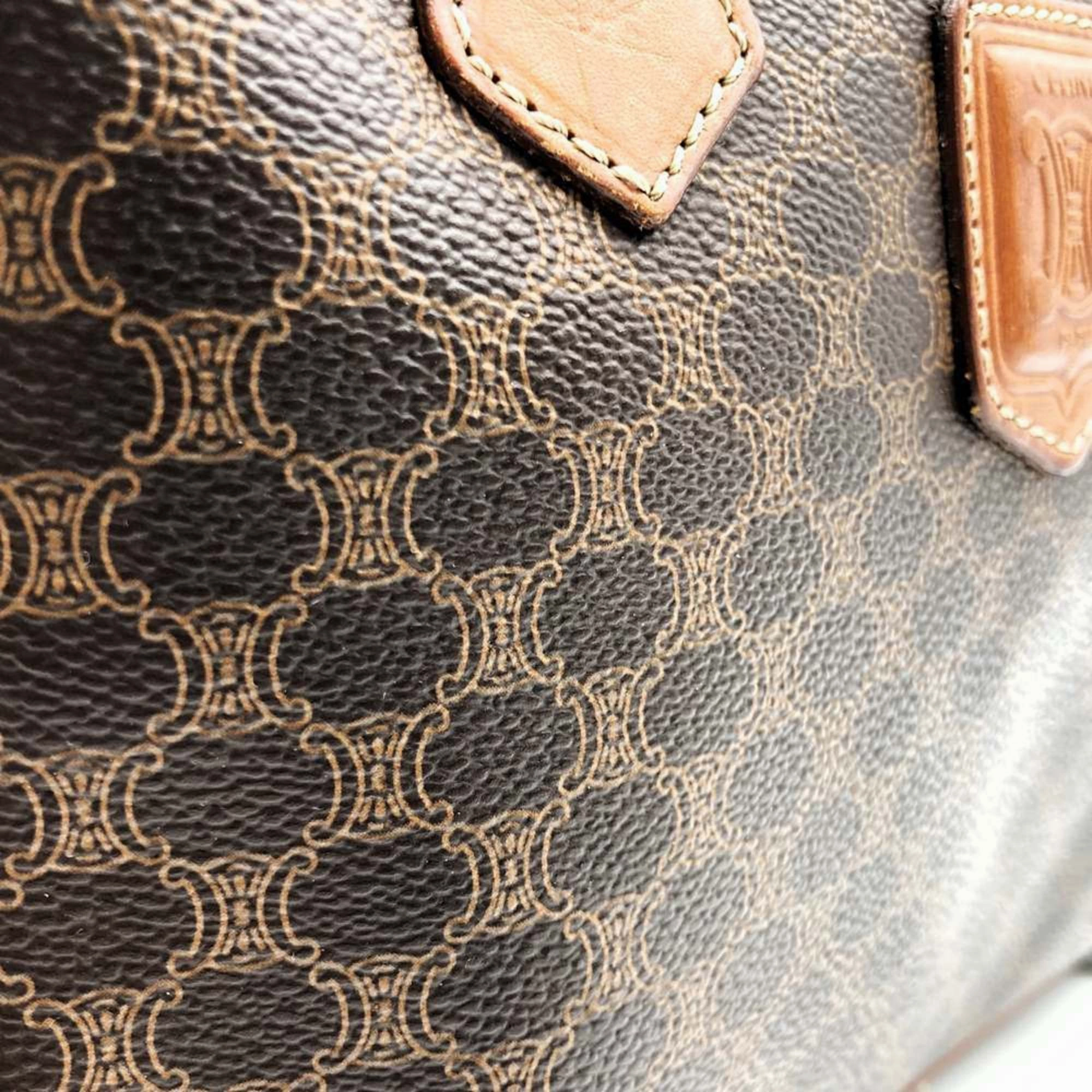 Celine Macadam Pvc Leather Handbag (Pre-Owned)