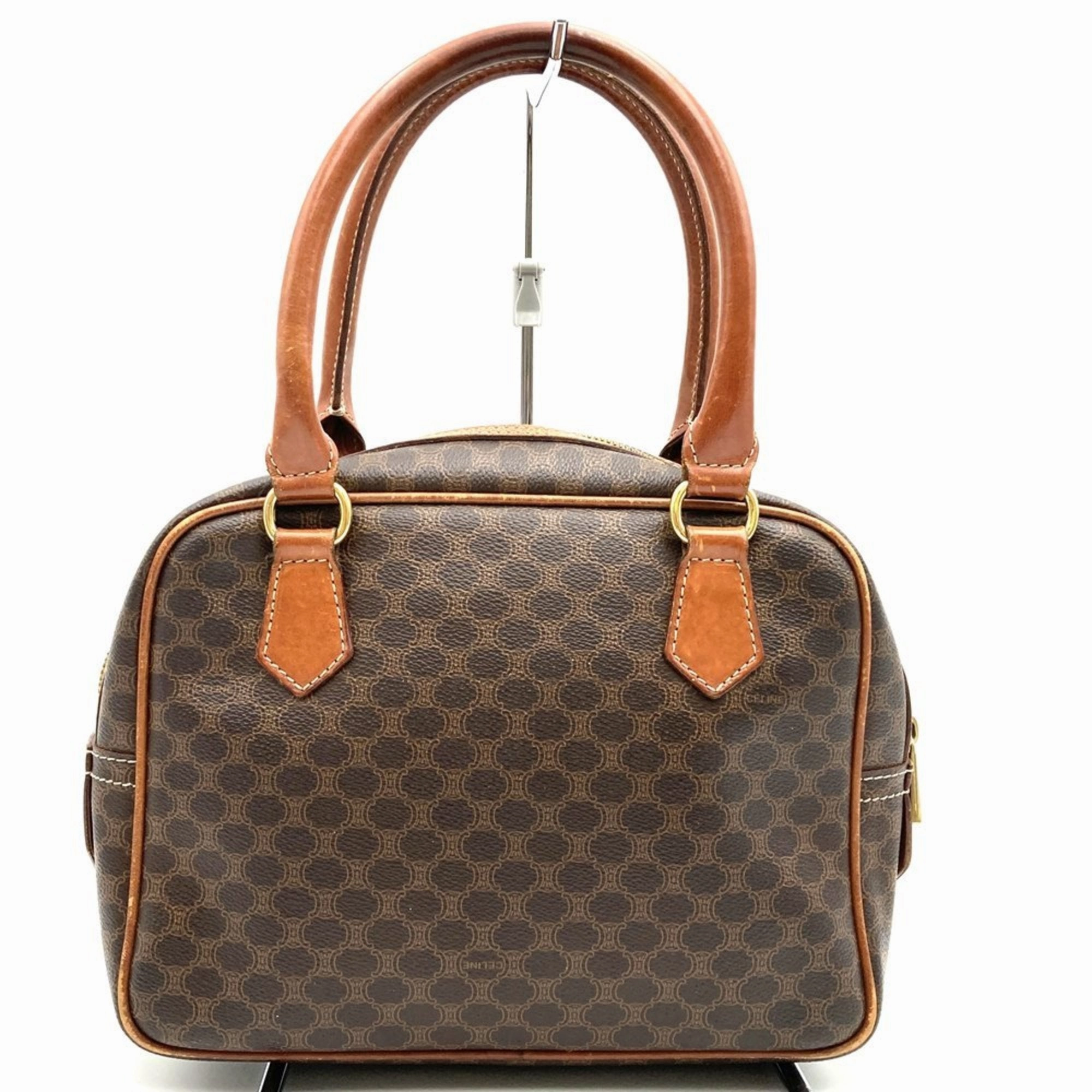 Celine Macadam Pvc Leather Handbag (Pre-Owned)
