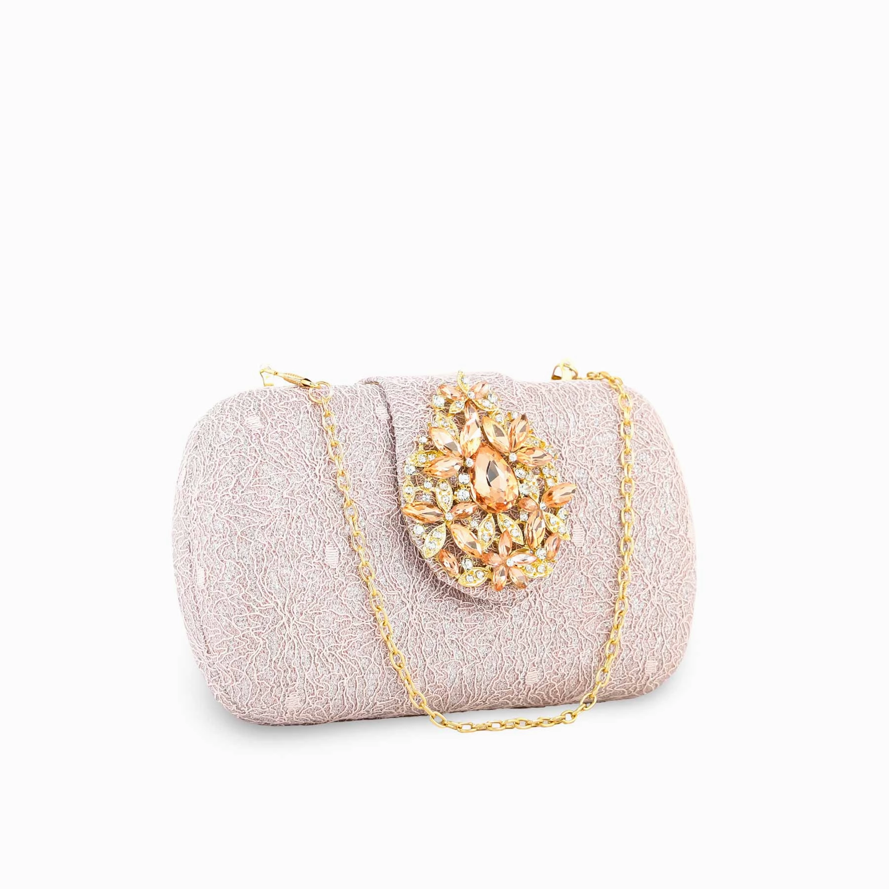 Champagne Fancy Clutch P24392
